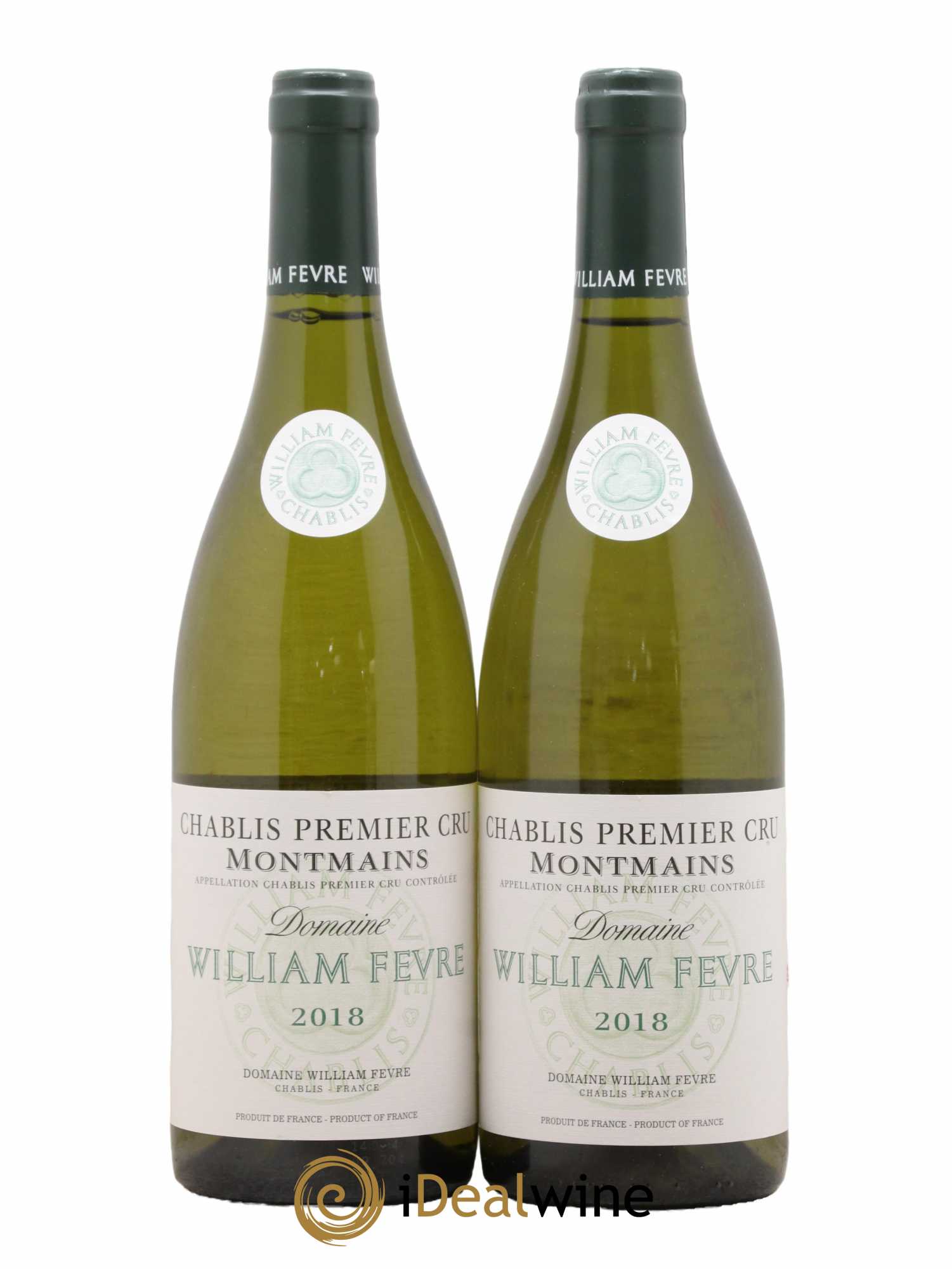 Chablis 1er Cru Montmains William Fèvre 2018 - Posten von 2 Flaschen - 0