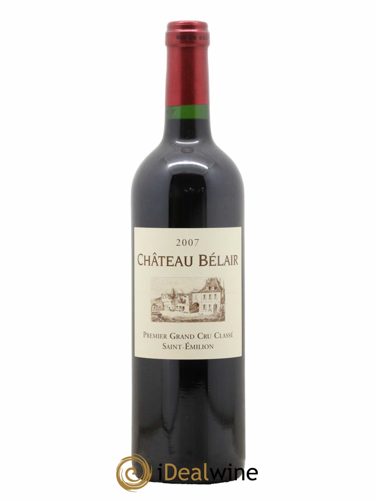 Château Belair (Belair-Monange) 1er Grand Cru Classé B 2007 - Lot de 1 bouteille - 0