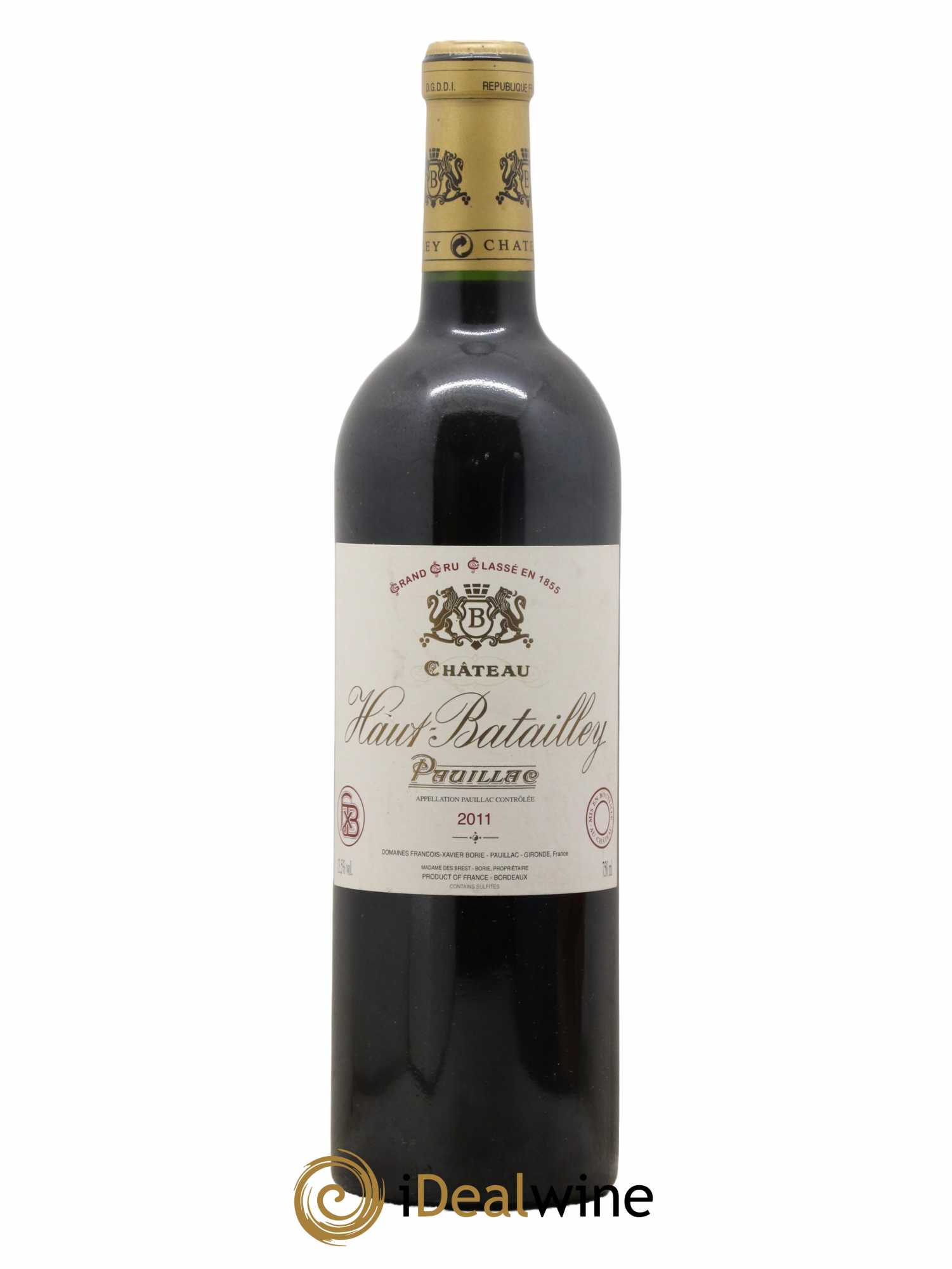 Château Haut Batailley 5ème Grand Cru Classé 2011 - Lot de 1 bouteille - 0