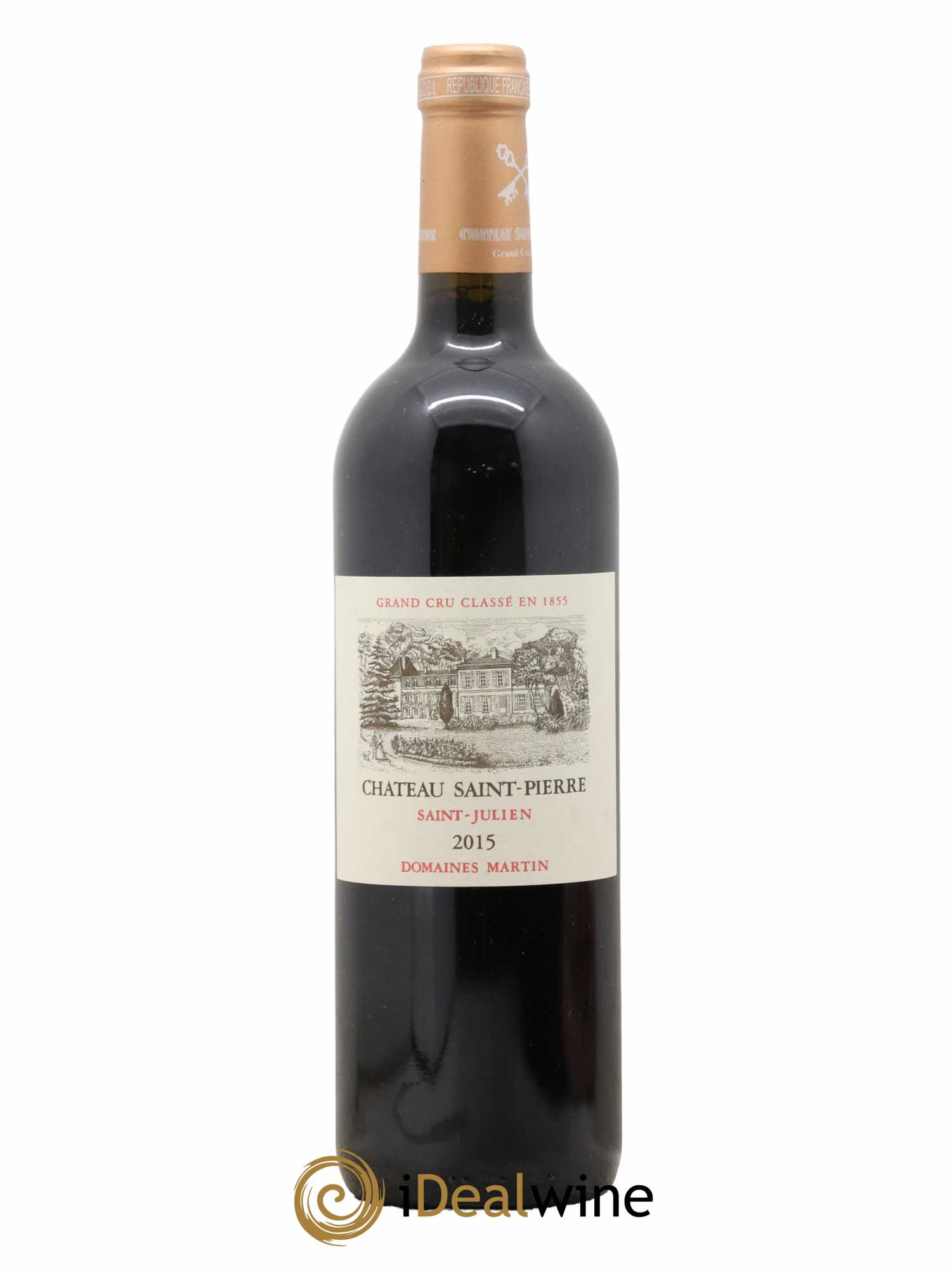 Château Saint-Pierre 4ème Grand Cru Classé 2015 - Lot de 1 bouteille - 0