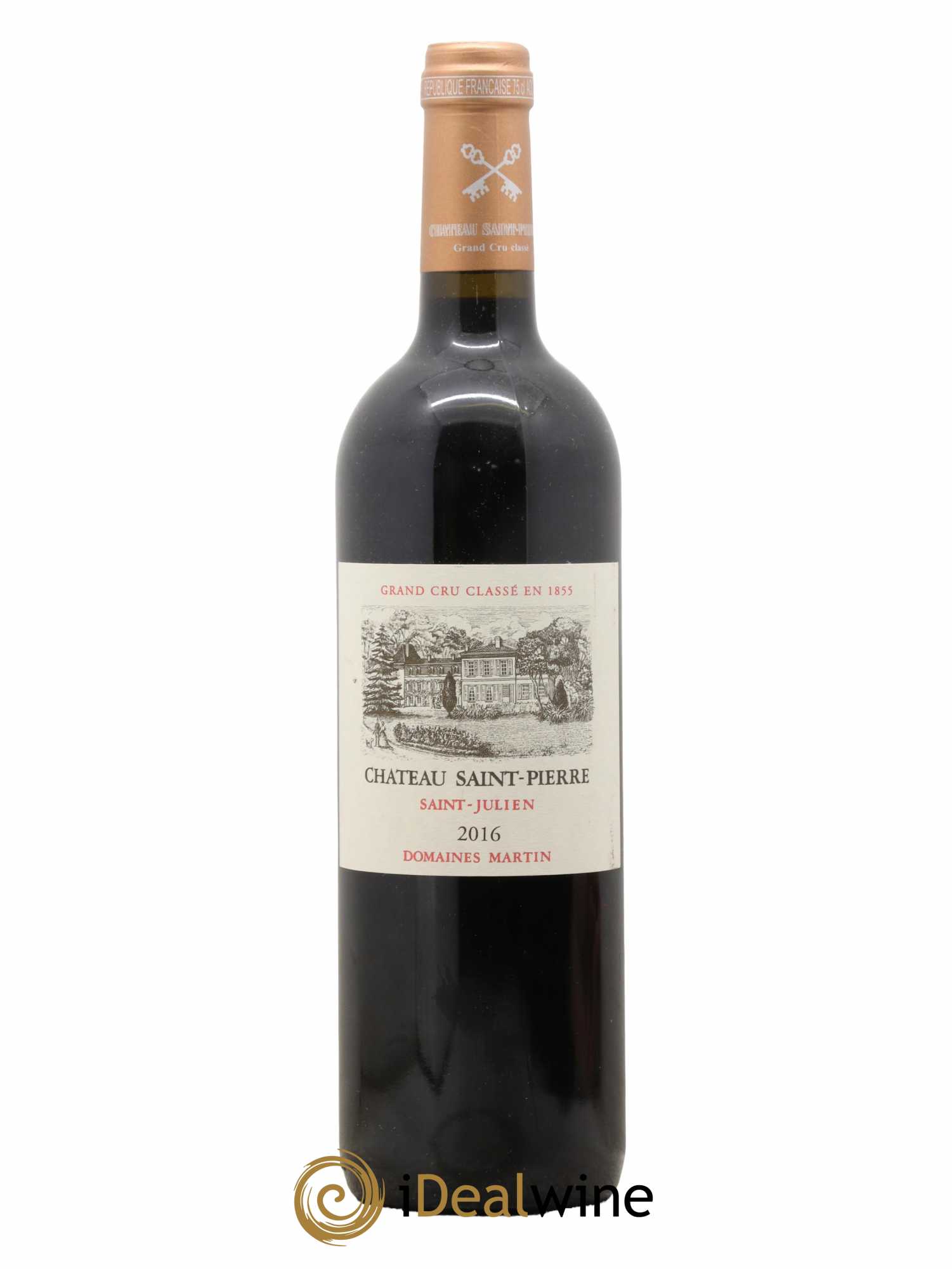 Château Saint-Pierre 4ème Grand Cru Classé 2016 - Lot de 1 bouteille - 0