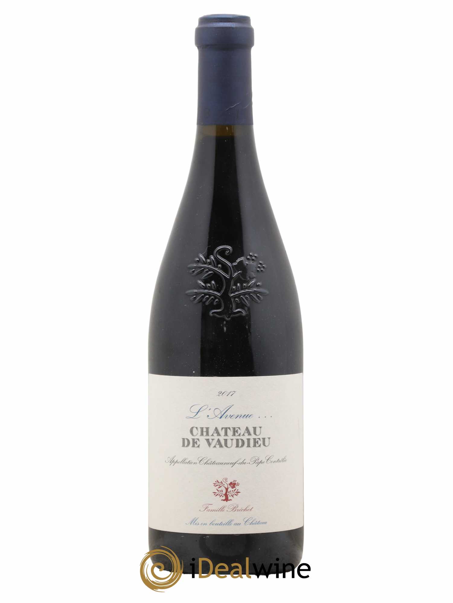 Châteauneuf-du-Pape Château de Vaudieu L'Avenue Famille Brechet 2017 - Lot de 1 bouteille - 0