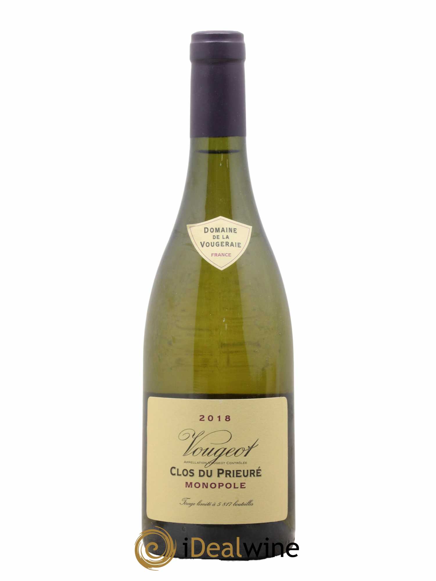 Vougeot Clos du Prieuré La Vougeraie 2018 - Lot de 1 bouteille - 0