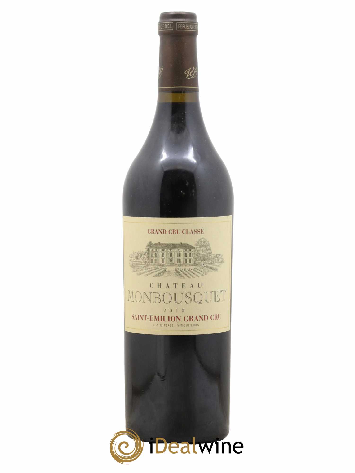 Château Monbousquet Grand Cru Classé 2010 - Lot de 1 bouteille - 0