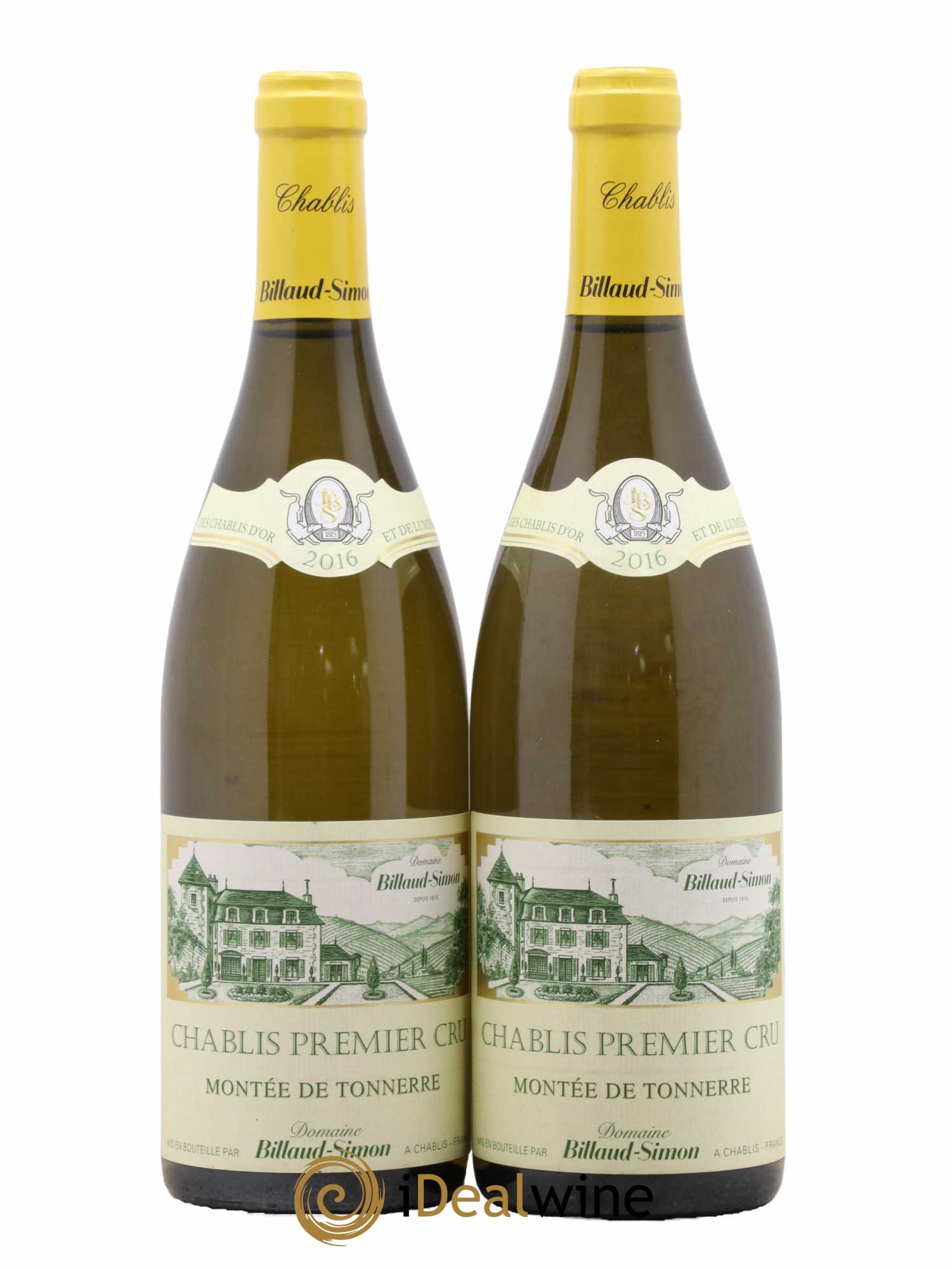 Chablis 1er Cru Montée de Tonnerre Billaud-Simon (Domaine) 2016 - Lot de 2 bouteilles - 0