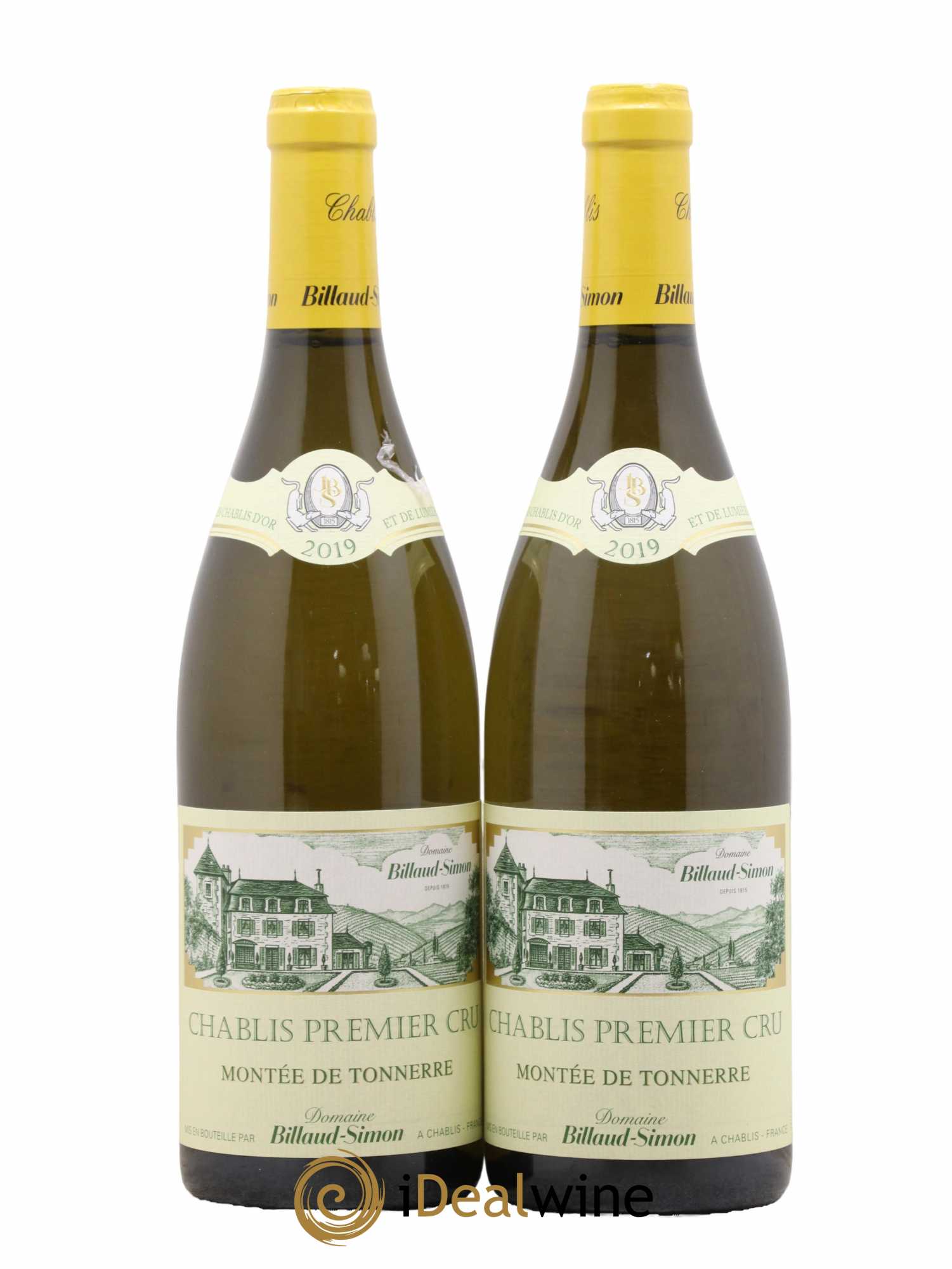 Chablis 1er Cru Montée de Tonnerre Billaud-Simon (Domaine) 2019 - Posten von 2 Flaschen - 0