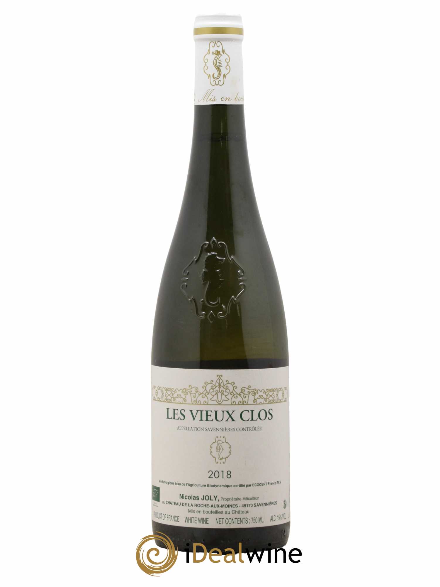 Savennières Les Vieux Clos Vignobles de la Coulée de Serrant - Nicolas Joly 2018 - Lot de 1 bouteille - 0