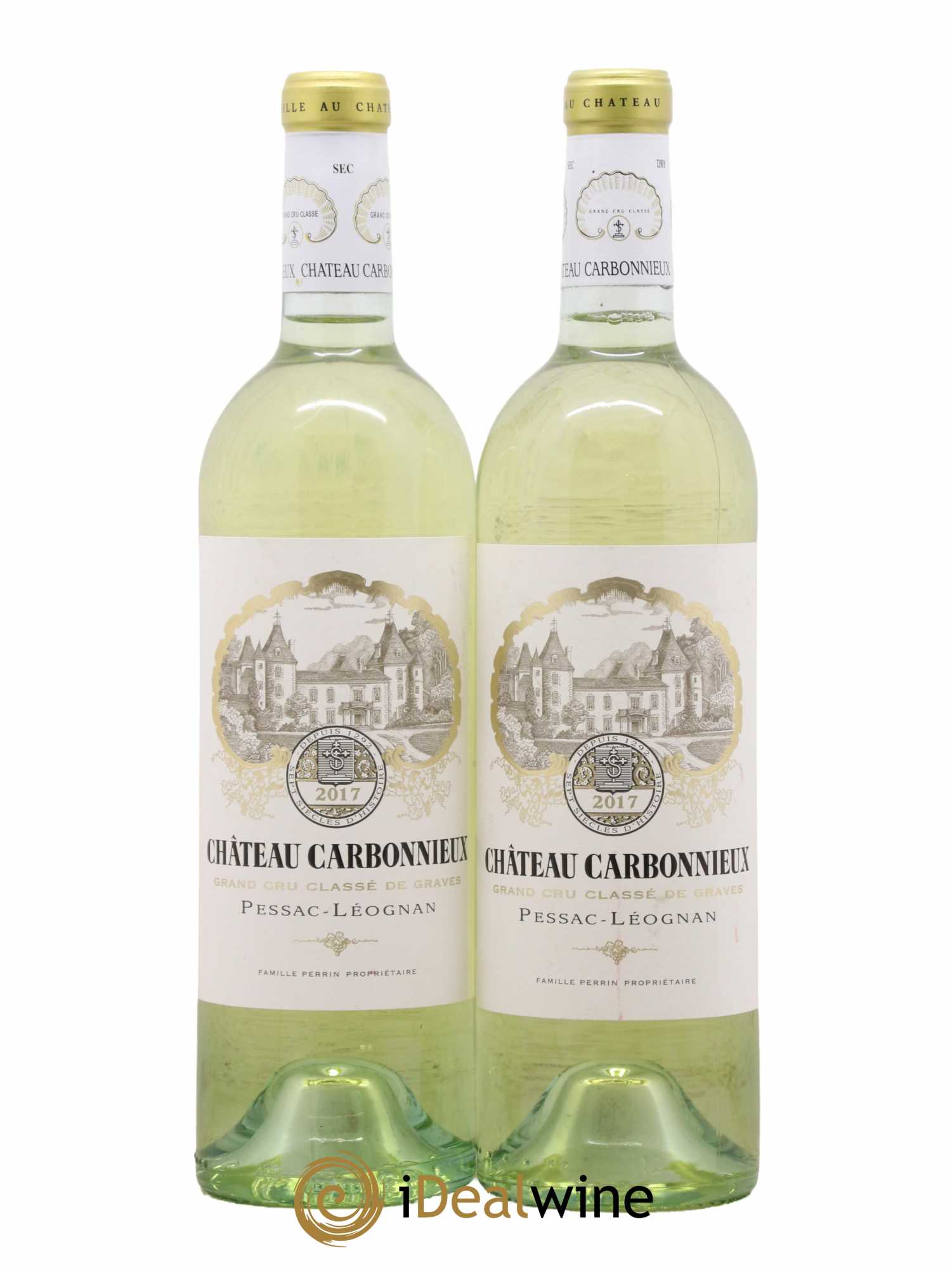 Château Carbonnieux Cru Classé de Graves 2017 - Lot de 2 bouteilles - 0