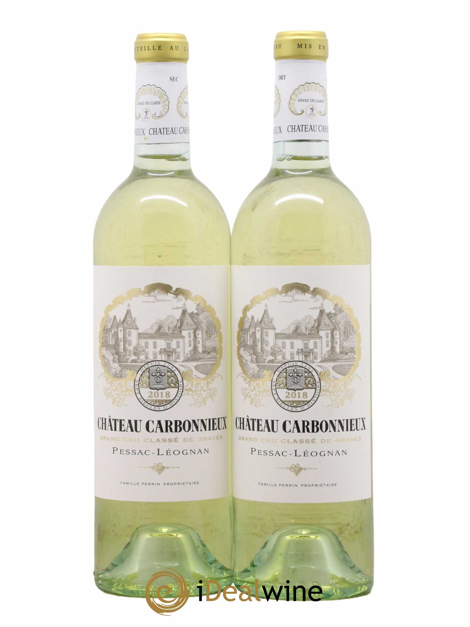 Château Carbonnieux Cru Classé de Graves 2018 - Lot de 2 bouteilles - 0