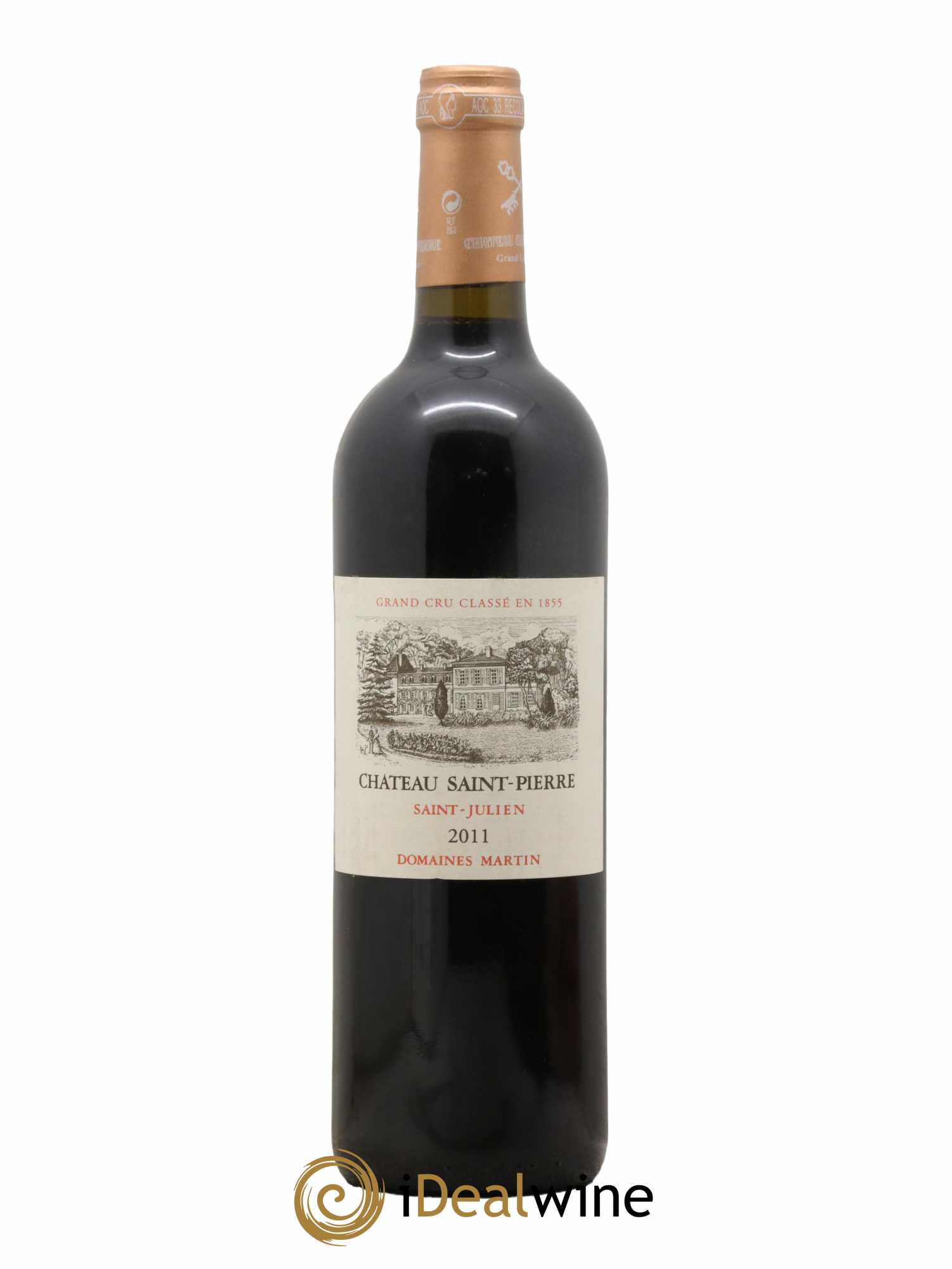 Château Saint-Pierre 4ème Grand Cru Classé 2011 - Lot de 1 bouteille - 0