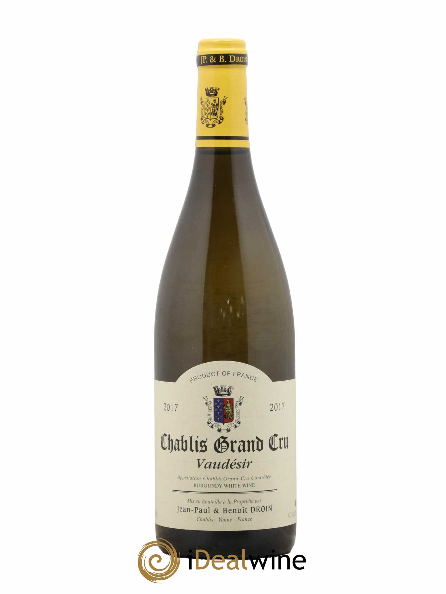 Chablis Grand Cru Vaudésir Jean-Paul & Benoît Droin (Domaine) 2017 - Posten von 1 Flasche - 0
