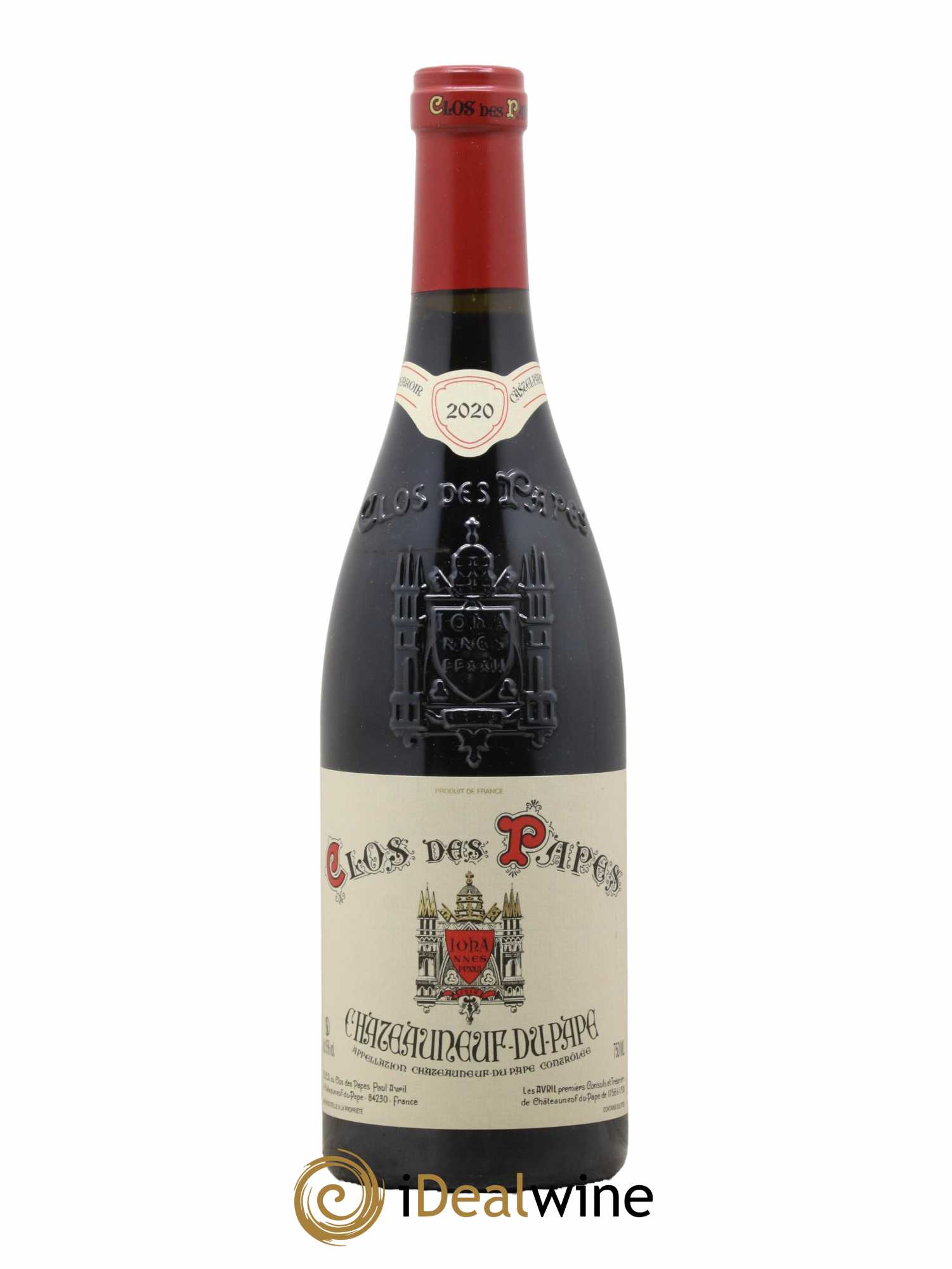 Châteauneuf-du-Pape Clos des Papes - Paul Avril 2020 - Lot de 1 bouteille - 0