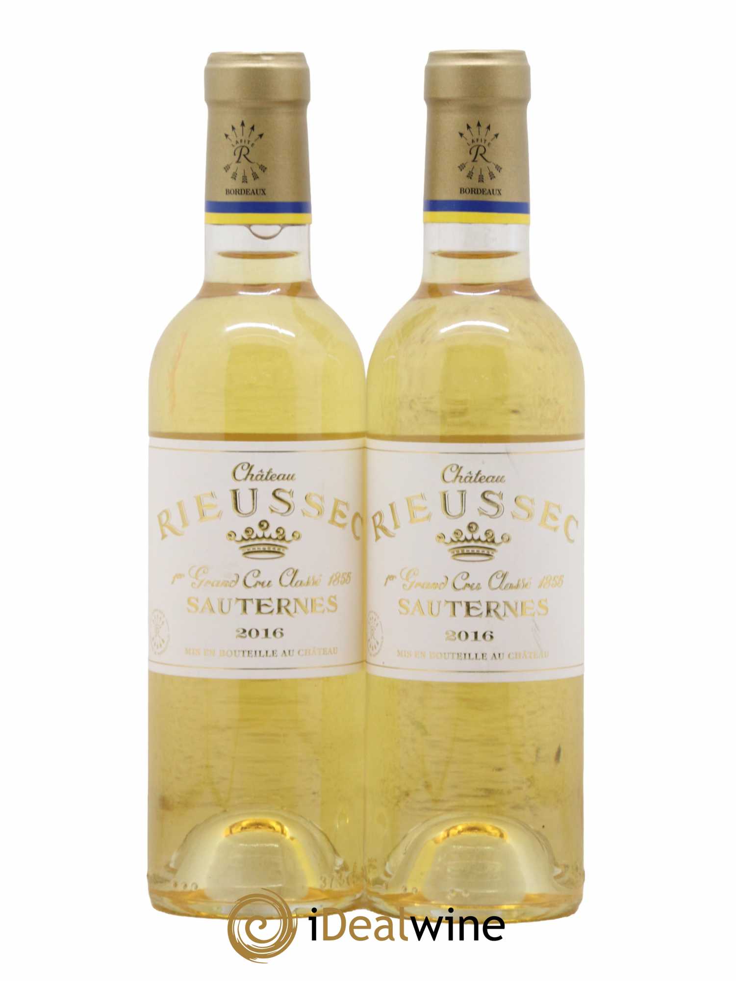 Château Rieussec 1er Grand Cru Classé 2016 - Posten von 2 Demi-Flaschen - 0