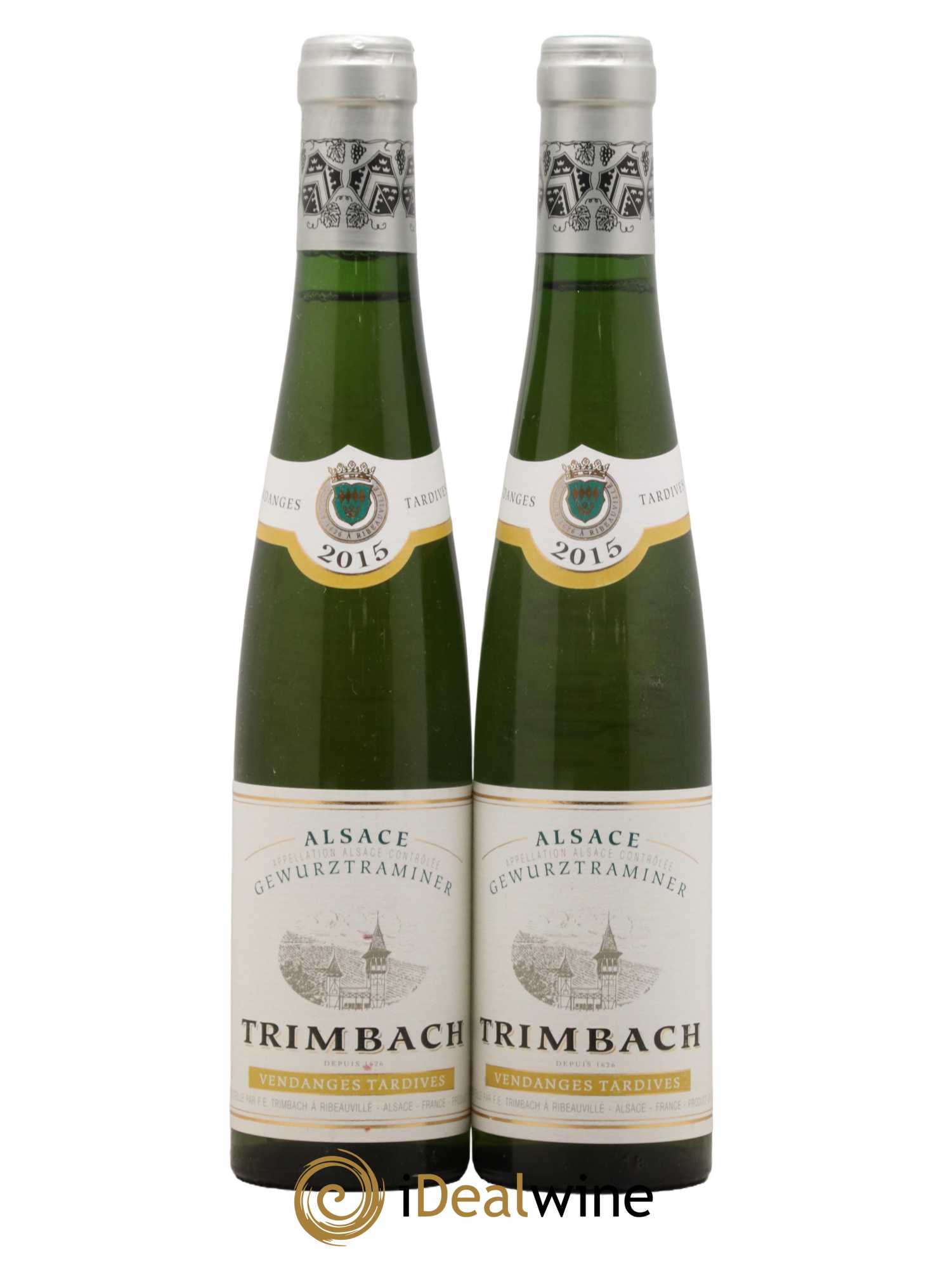 Alsace Gewurztraminer Vendanges Tardives Trimbach (Domaine) 2015 - Posten von 2 Demi-Flaschen - 0