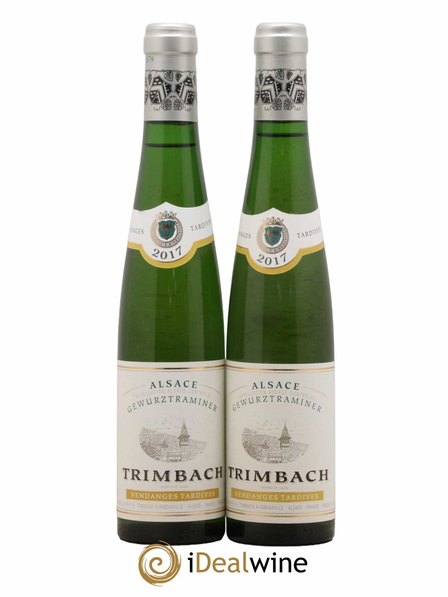 Alsace Gewurztraminer Vendanges Tardives Trimbach (Domaine) 2017 - Posten von 2 Demi-Flaschen - 0
