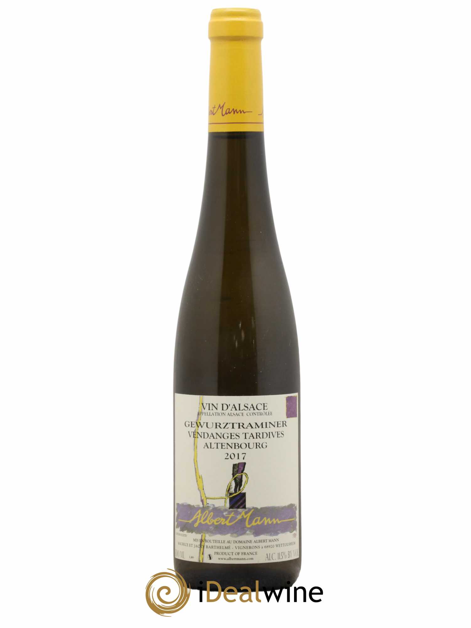 Gewurztraminer Vendanges Tardives Altenbourg Domaine Albert Mann 50 cl 2017 - Lot of 1 bottle - 0