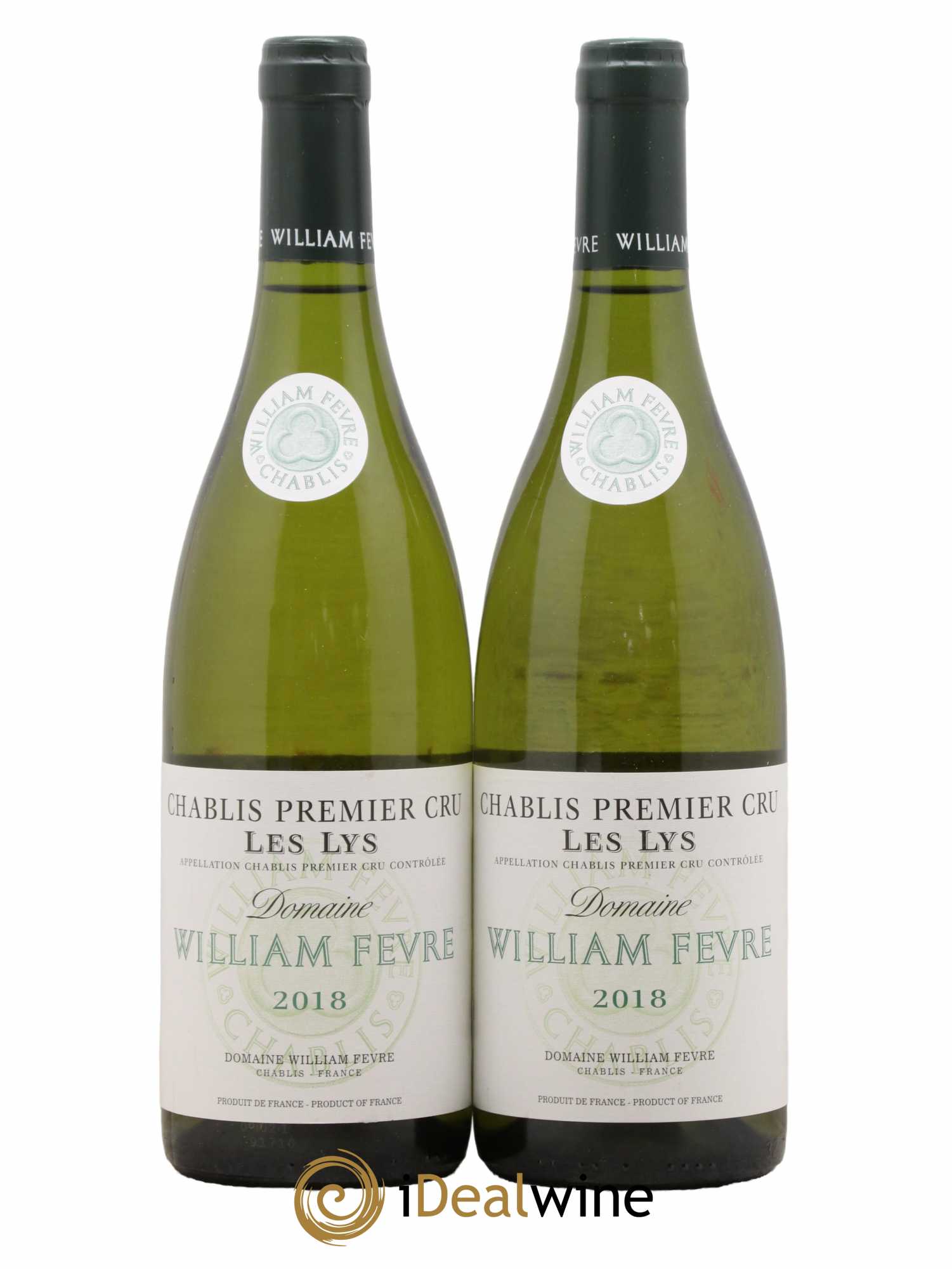 Chablis 1er Cru Les Lys William Fèvre 2018 - Lot de 2 bouteilles - 0