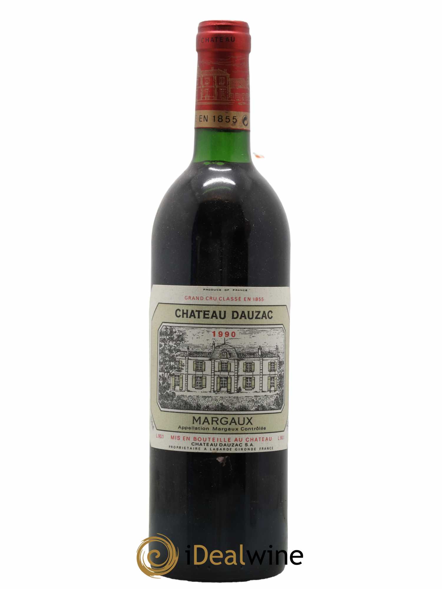 Château Dauzac 5ème Grand Cru Classé 1990 - Lot de 1 bouteille - 0