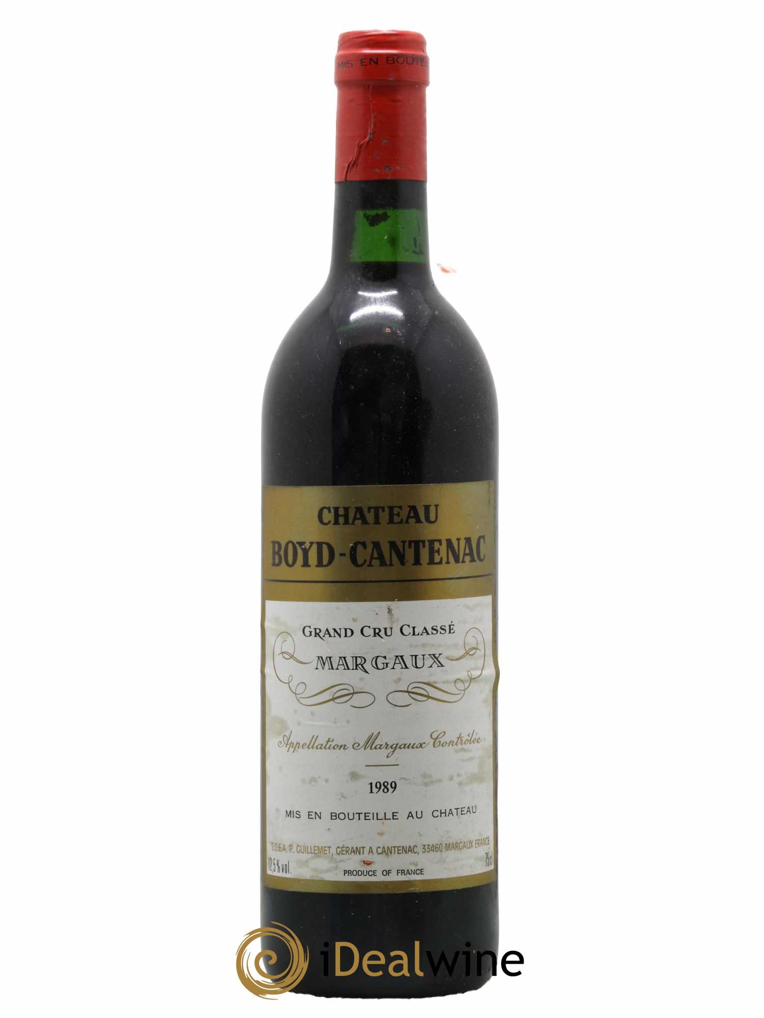 Château Boyd Cantenac 3ème Grand Cru Classé 1989 - Lot de 1 bouteille - 0