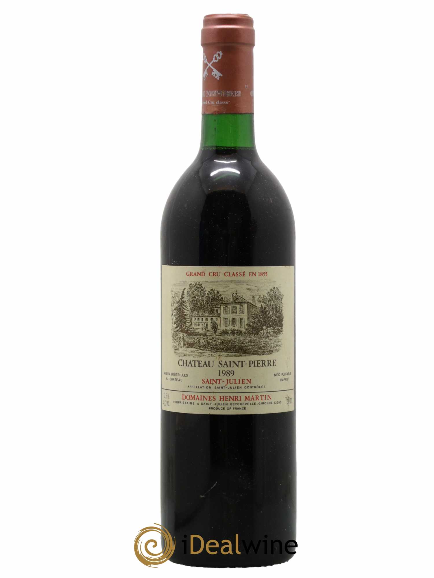 Château Saint-Pierre 4ème Grand Cru Classé 1989 - Lot de 1 bouteille - 0