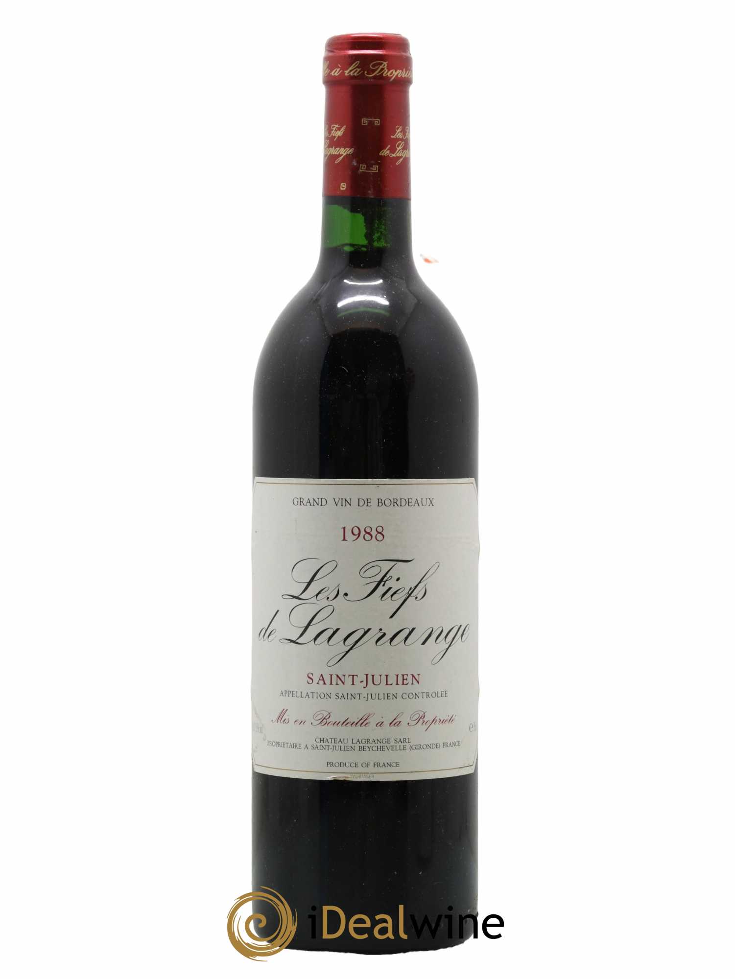 Les Fiefs de Lagrange Second Vin 1988 - Lot de 1 bouteille - 0