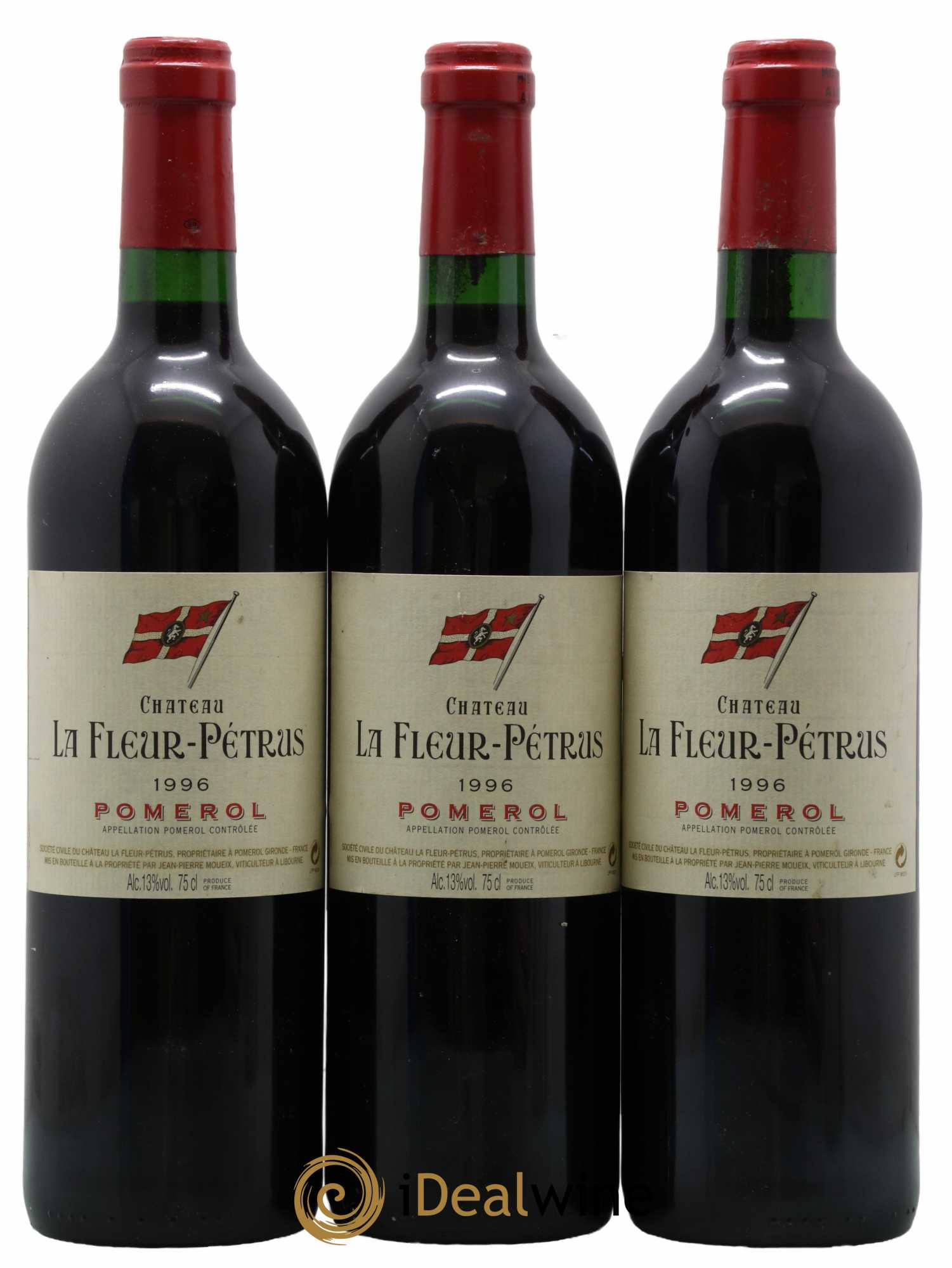 Château la Fleur Petrus 1996 - Lot de 3 bouteilles - 0