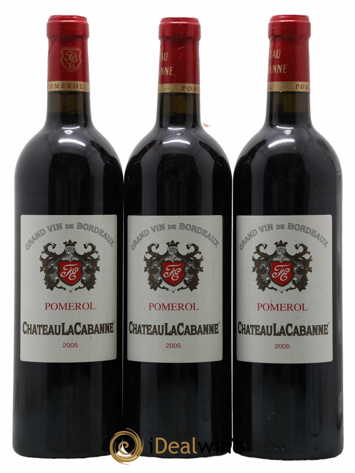 Château la Cabanne 2005 - Lot de 4 bouteilles - 1