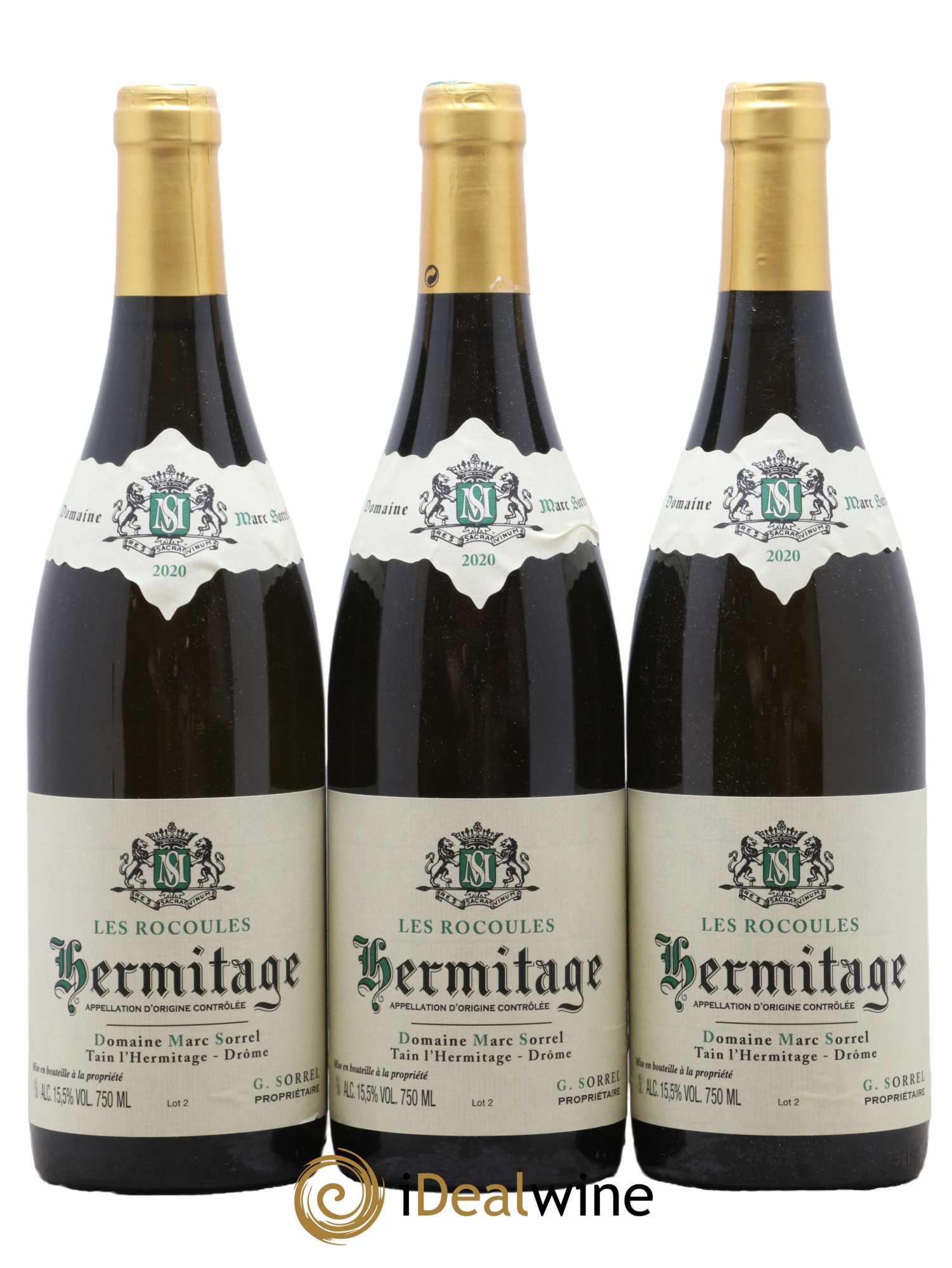 Hermitage Les Rocoules Marc Sorrel 2020 - Lot de 3 bouteilles - 0