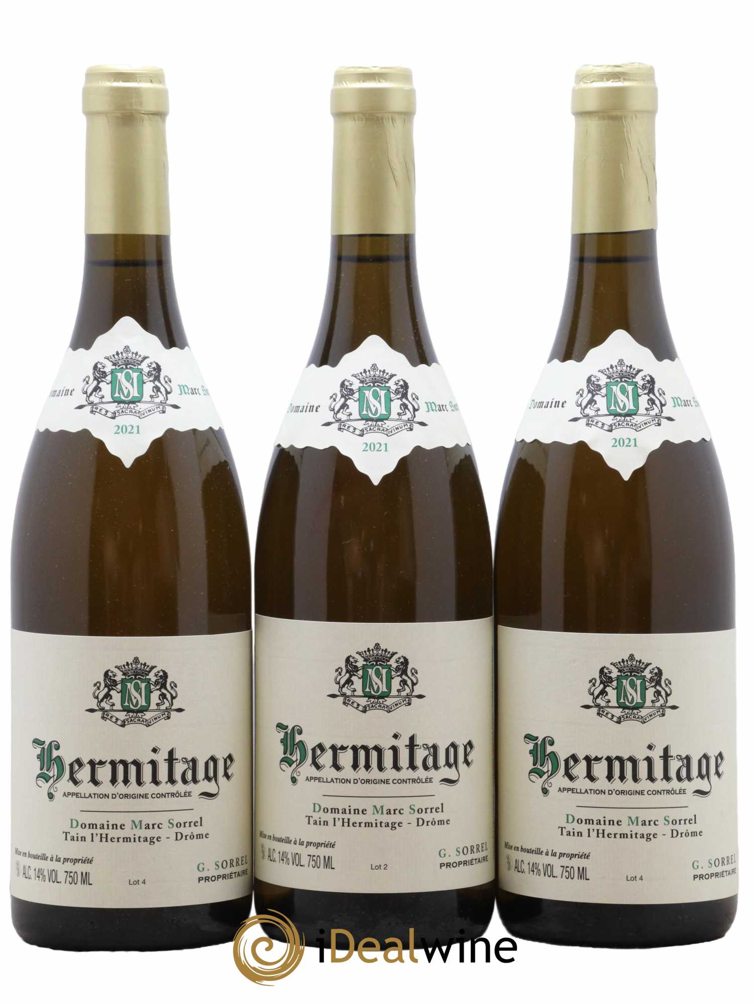 Hermitage Marc Sorrel 2021 - Lot de 3 bouteilles - 0