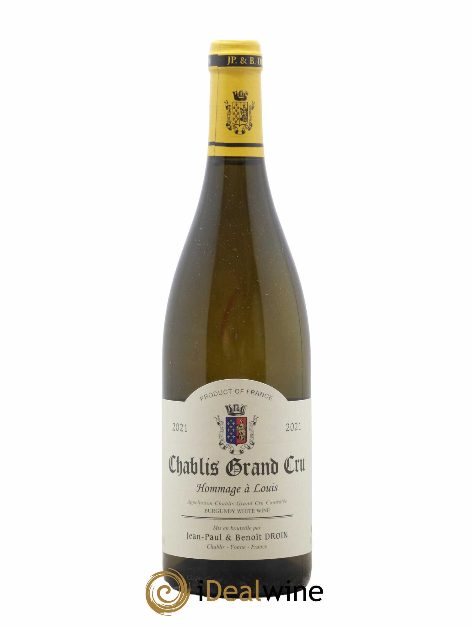Chablis Grand Cru Hommage à Louis Jean-Paul & Benoît Droin (Domaine) 2021 - Lot de 1 bouteille - 0