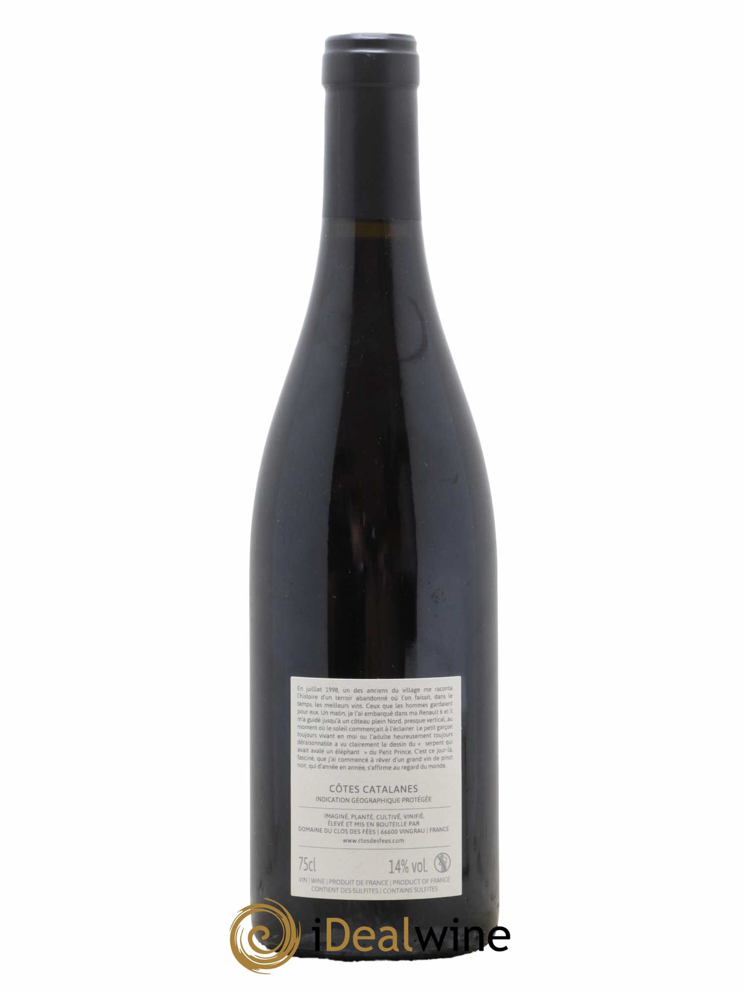 Côtes Catalanes (VDP des Côtes Catalanes) Clos des Fées  Là ou le soleil se lève 2020 - Lot de 1 bouteille - 1