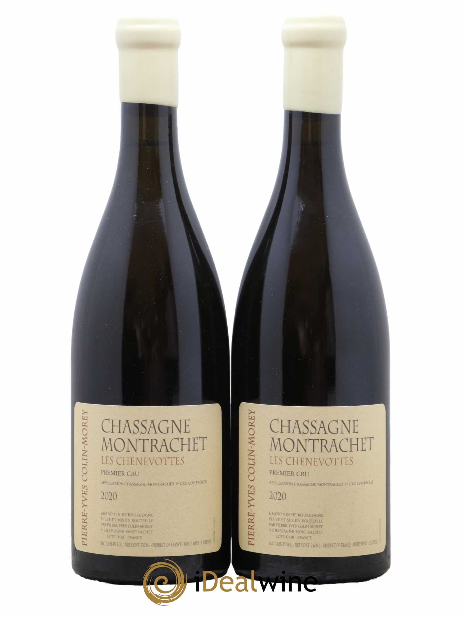 Chassagne-Montrachet 1er Cru Les Chenevottes Pierre-Yves Colin Morey 2020 - Lot de 2 bouteilles - 0