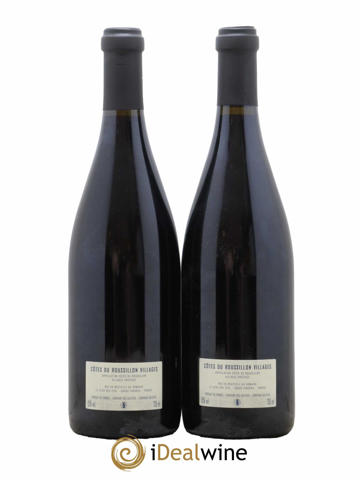 Côtes du Roussillon Villages Clos des Fées La Petite Sibérie Hervé Bizeul 2021 - Lot de 2 bouteilles - 1
