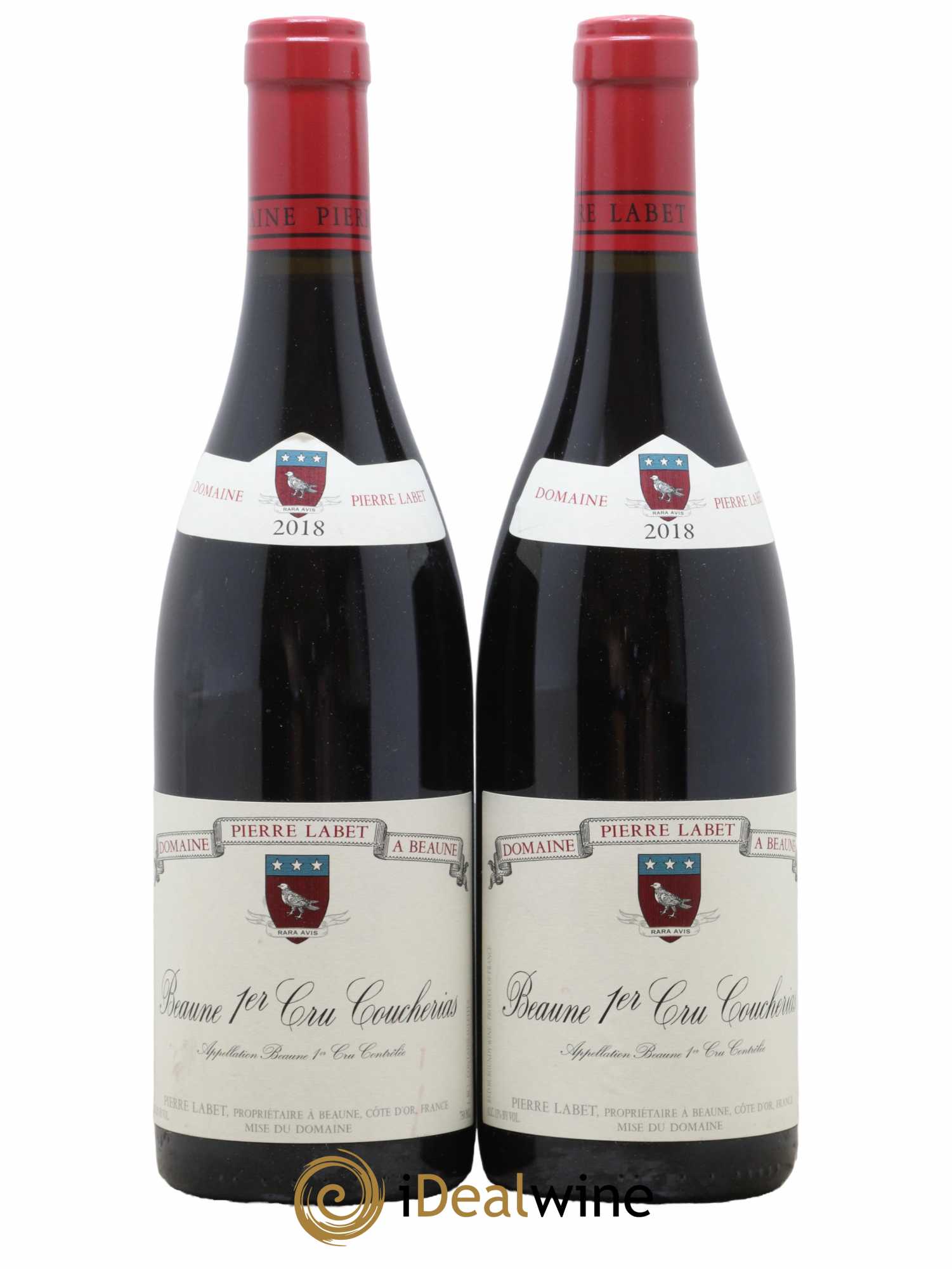 Beaune 1er Cru Coucherias François Labet 2018 - Lot de 2 bouteilles - 0