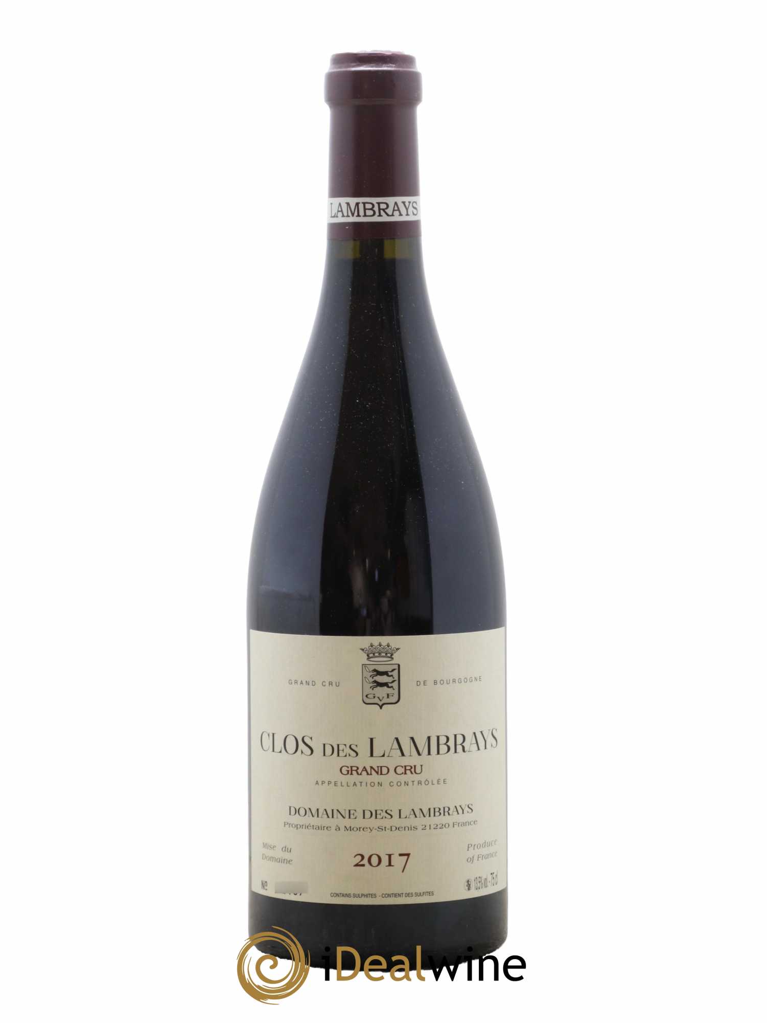 Clos des Lambrays Grand Cru Domaine des Lambrays 2017 - Lot de 1 bouteille - 0