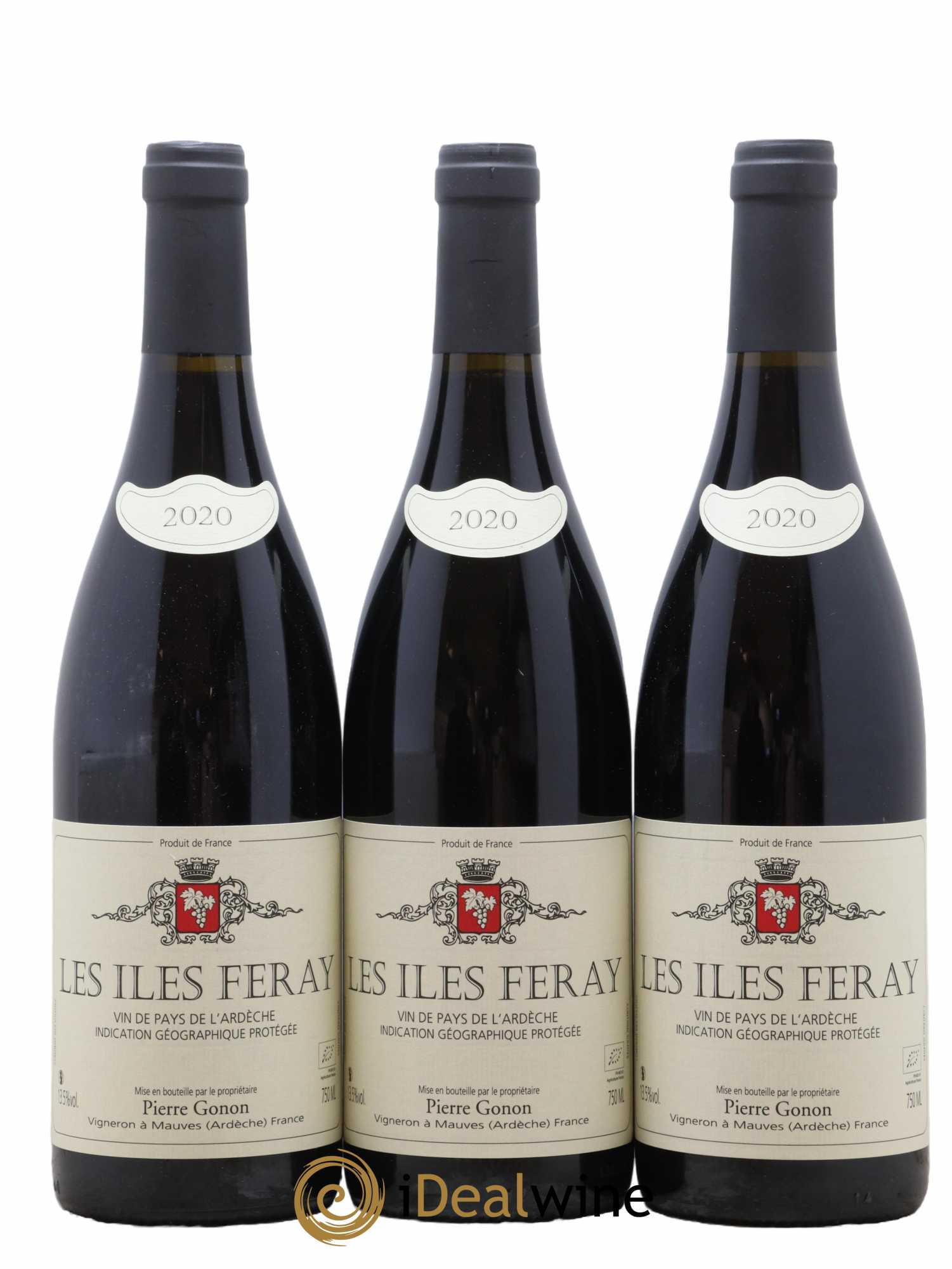 Ardèche Les Iles Feray Gonon (Domaine) 2020 - Lot de 3 bouteilles - 0