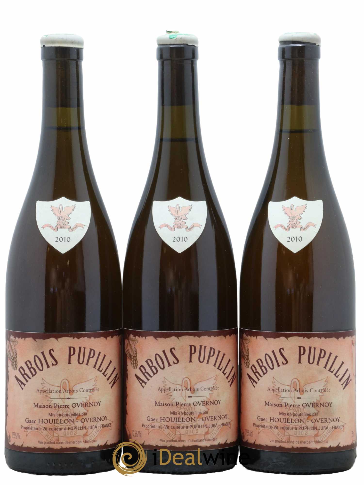Arbois-Pupillin Chardonnay de macération (cire grise) Overnoy-Houillon (Domaine) 2010 - Lot de 3 bouteilles - 0