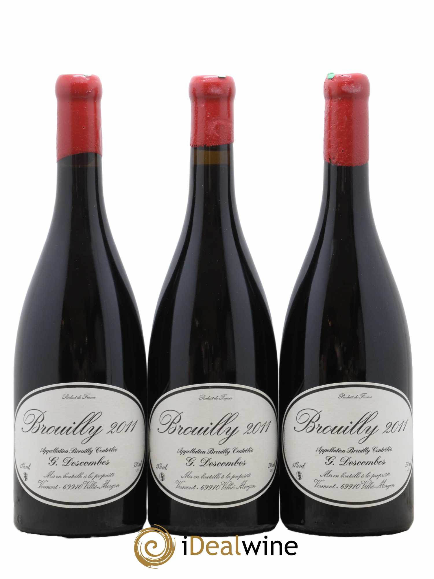 Brouilly Vieilles vignes Georges Descombes (Domaine) 2011 - Lot de 3 bouteilles - 0