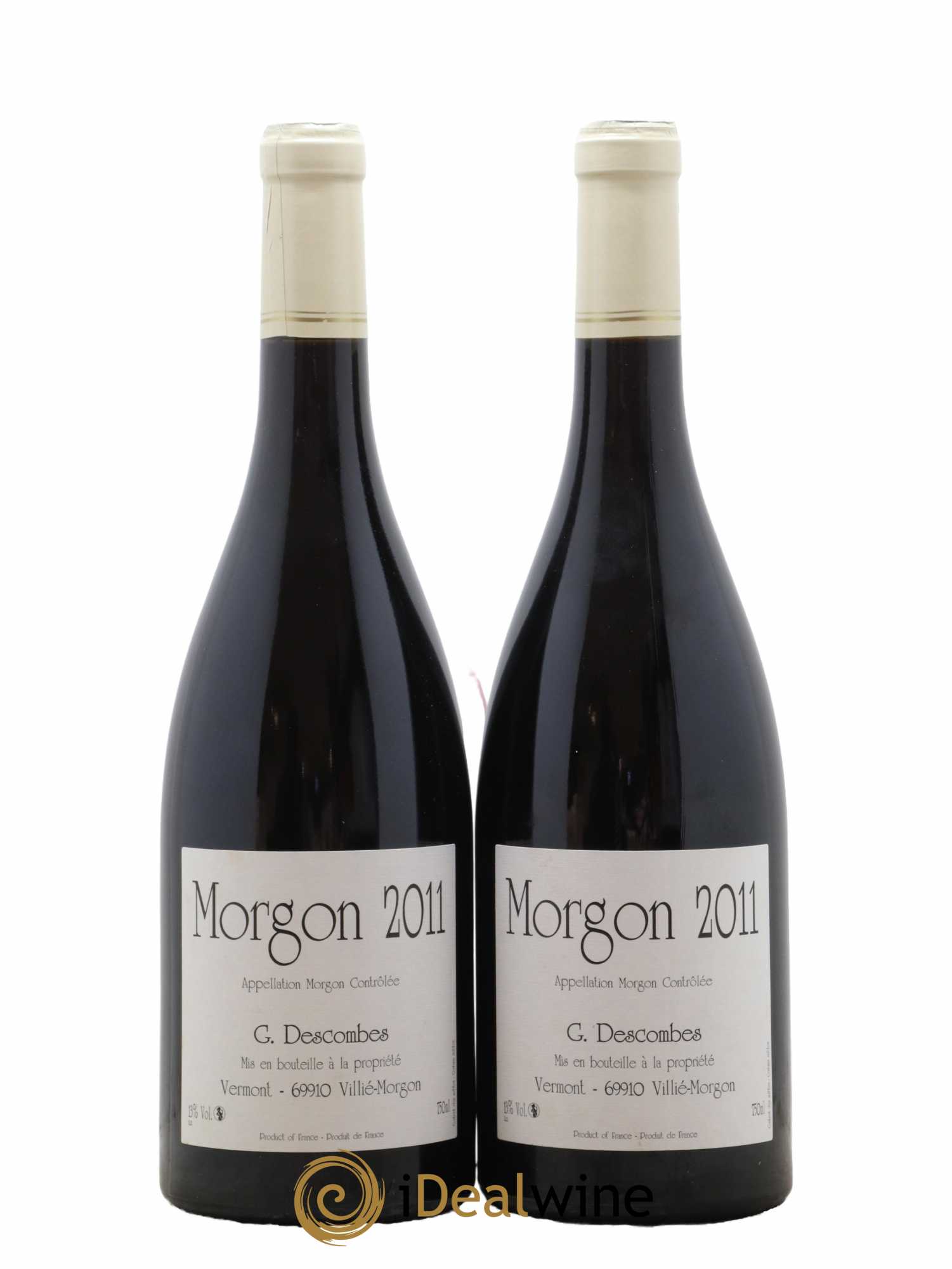 Morgon Vieilles vignes Georges Descombes (Domaine) 2011 - Lot de 2 bouteilles - 0