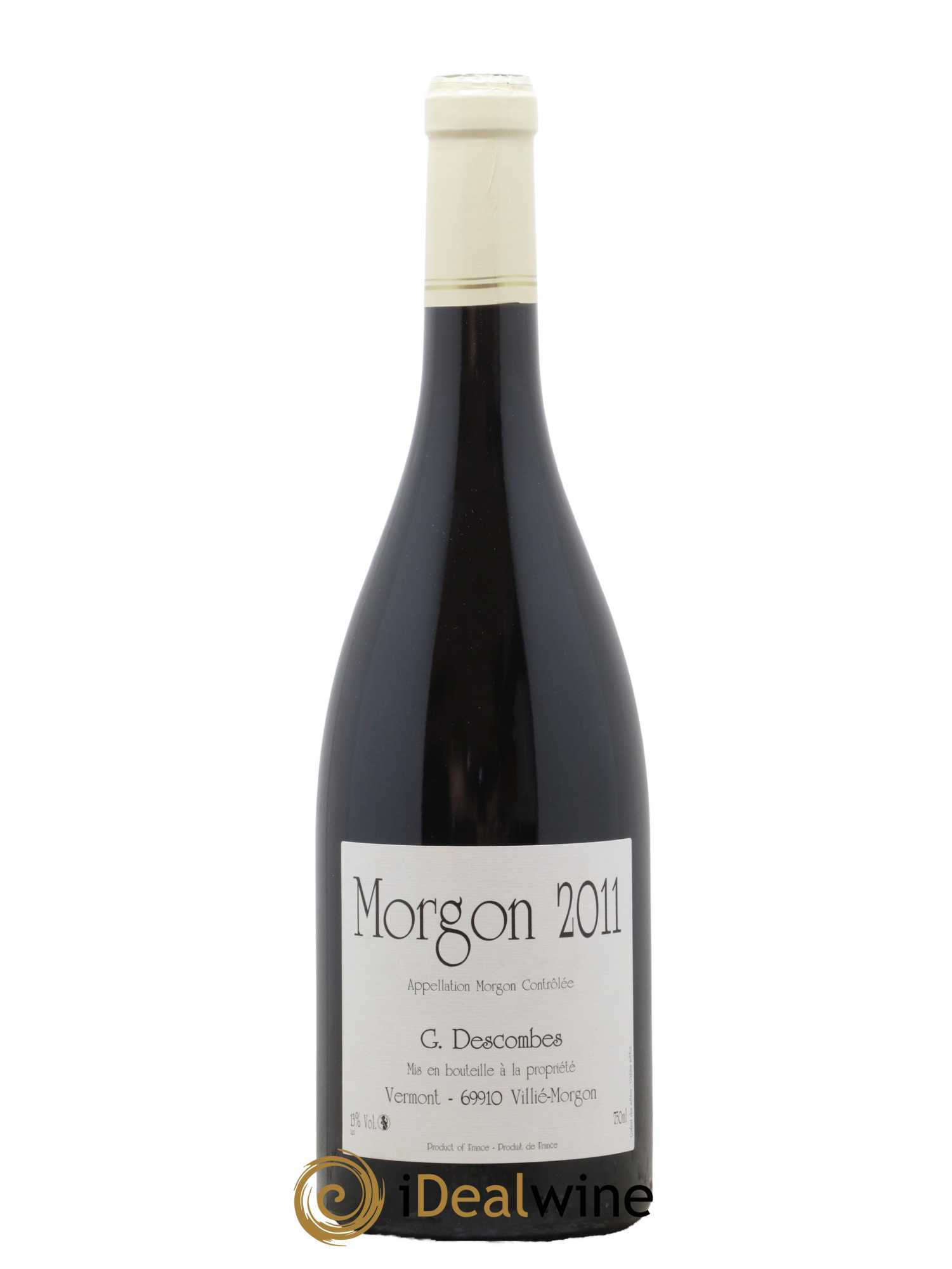 Morgon Vieilles vignes Georges Descombes (Domaine) 2011 - Lot de 1 bouteille - 0
