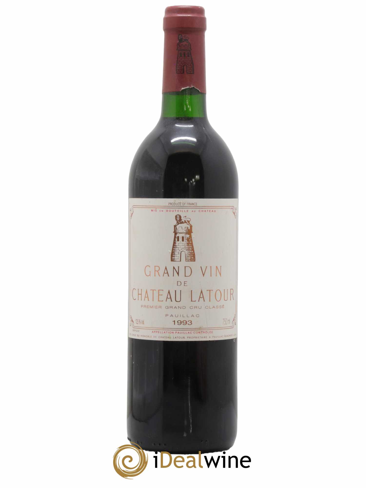 Château Latour 1er Grand Cru Classé 1993 - Lot de 1 bouteille - 0