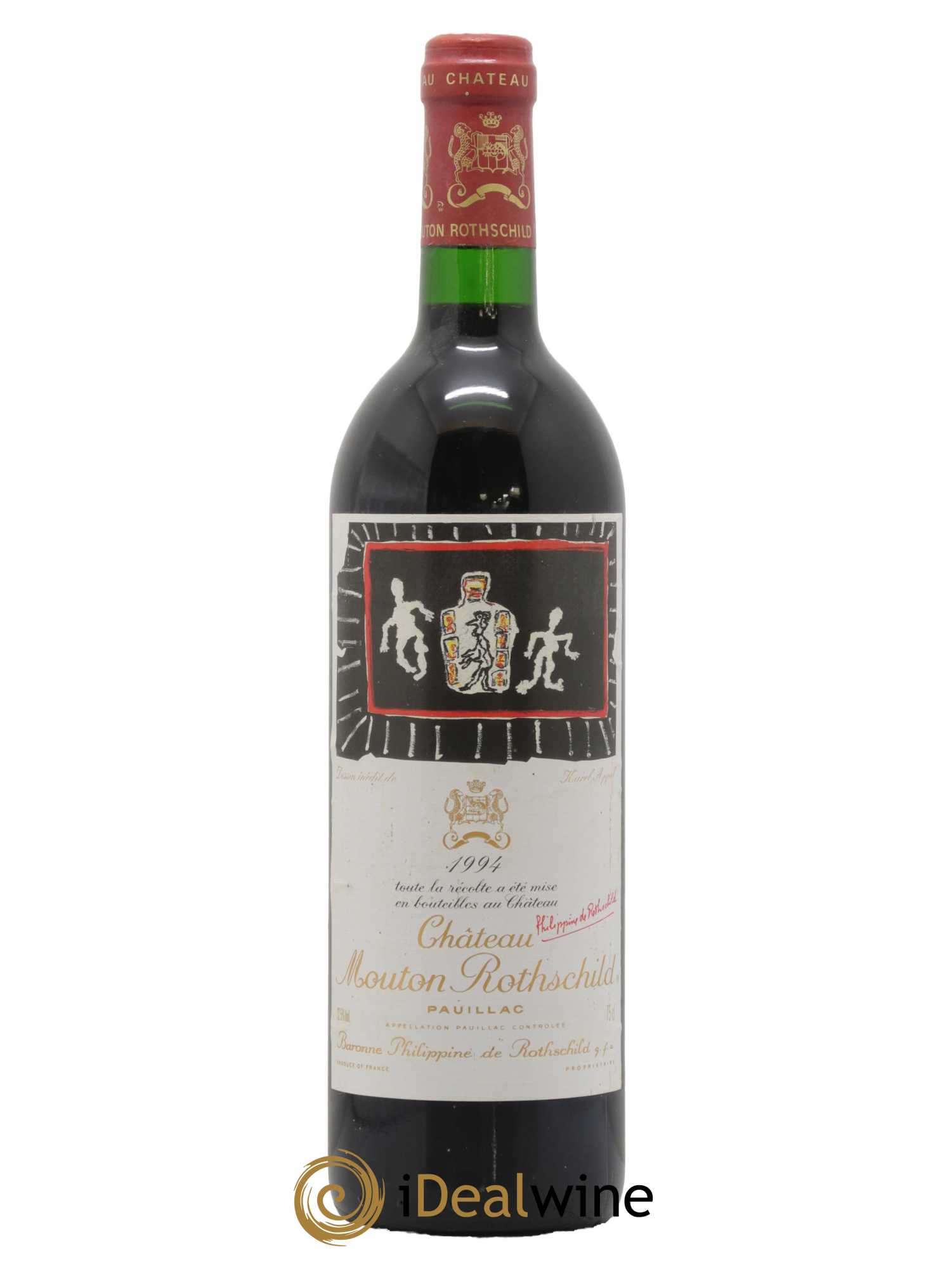 Château Mouton Rothschild 1er Grand Cru Classé 1994 - Lot de 1 bouteille - 0