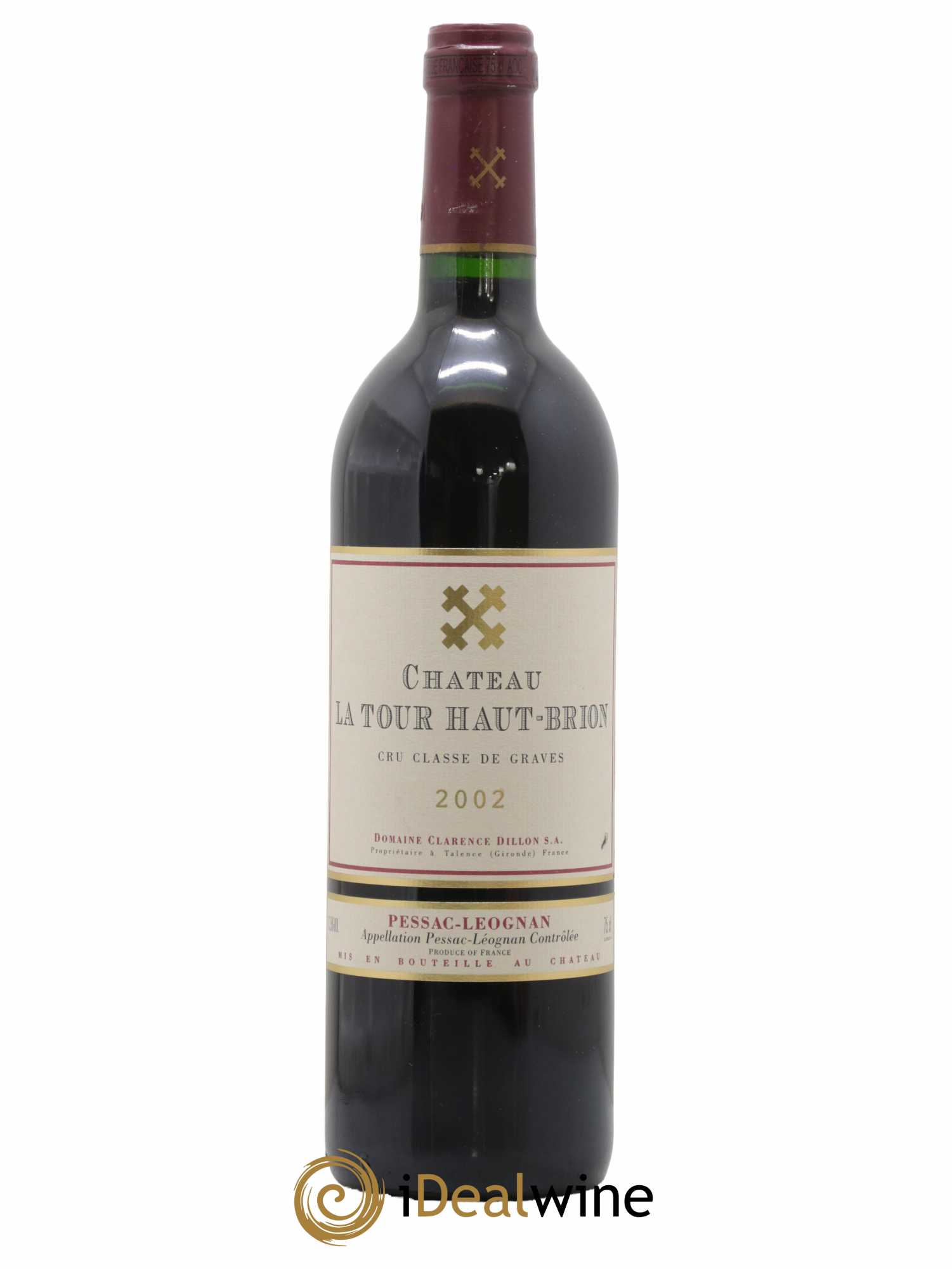 Château la Tour Haut-Brion Cru Classé de Graves 2002 - Lot de 1 bouteille - 0
