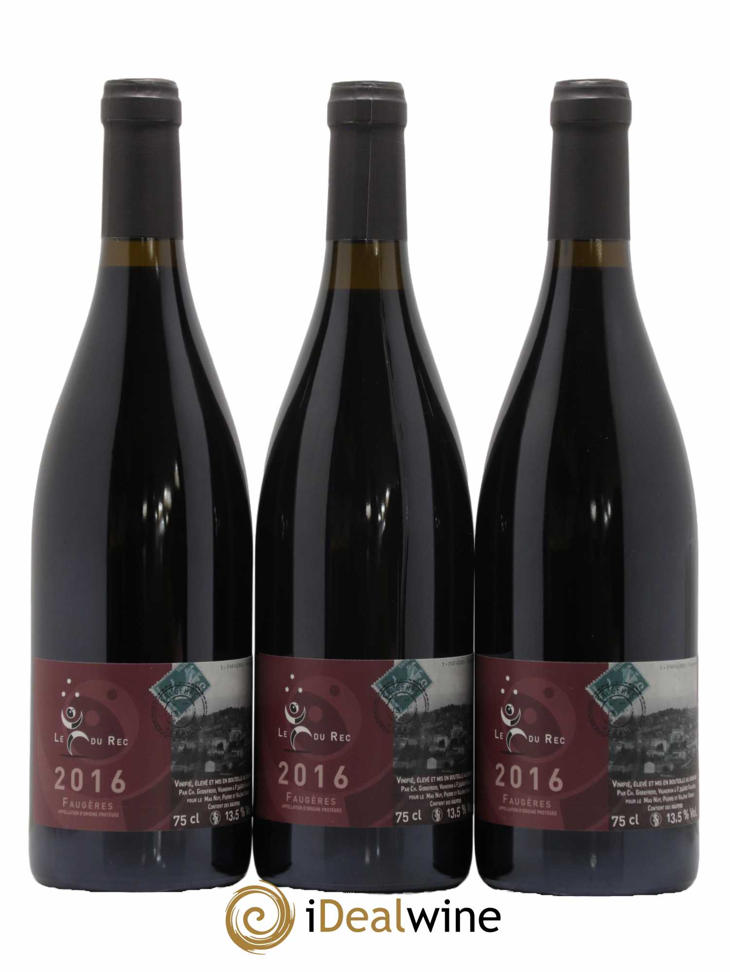 Faugères Le Fou du Rec Domaine Mas Nuy 2016 - Lot de 6 bouteilles - 2