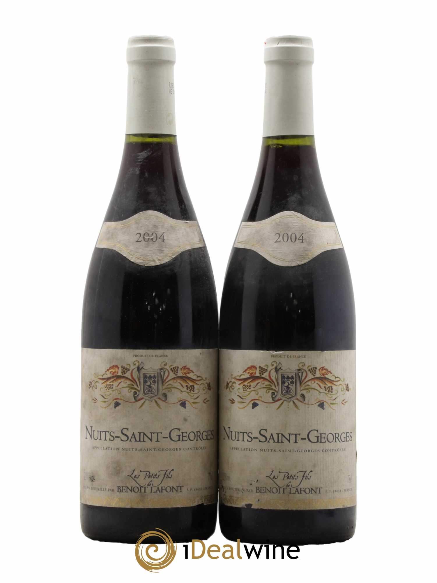 Nuits-Saint-Georges Le Petit Fils de Benoît Lafon 2004 - Lot de 2 bouteilles - 0