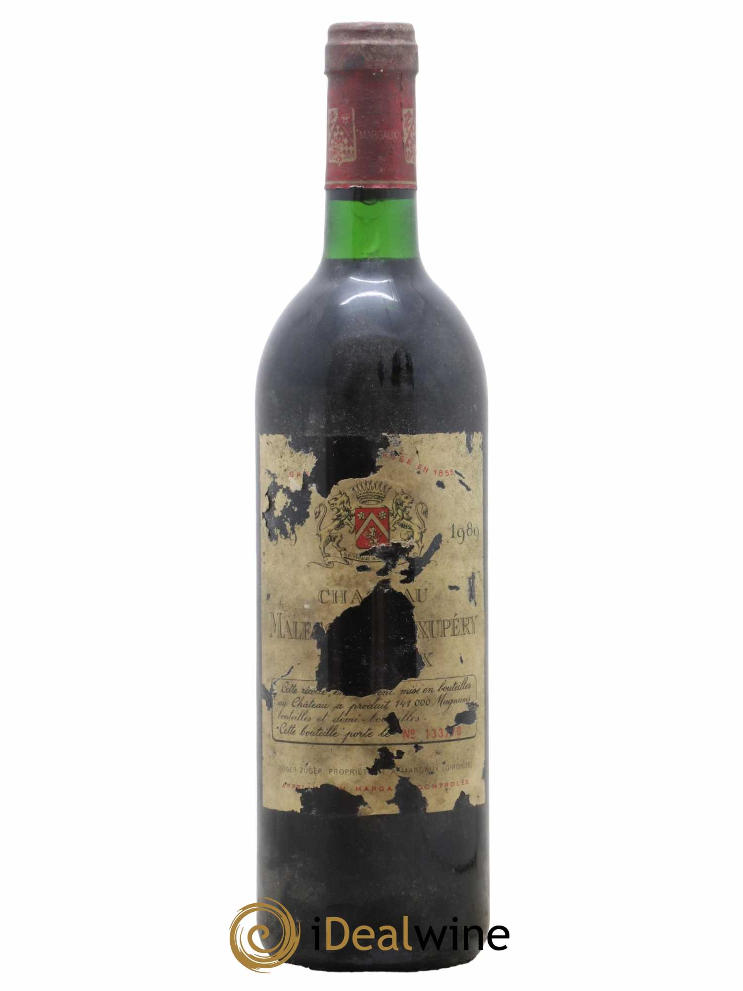Château Malescot Saint-Exupéry 3ème Grand Cru Classé 1989 - Lot de 1 bouteille - 0