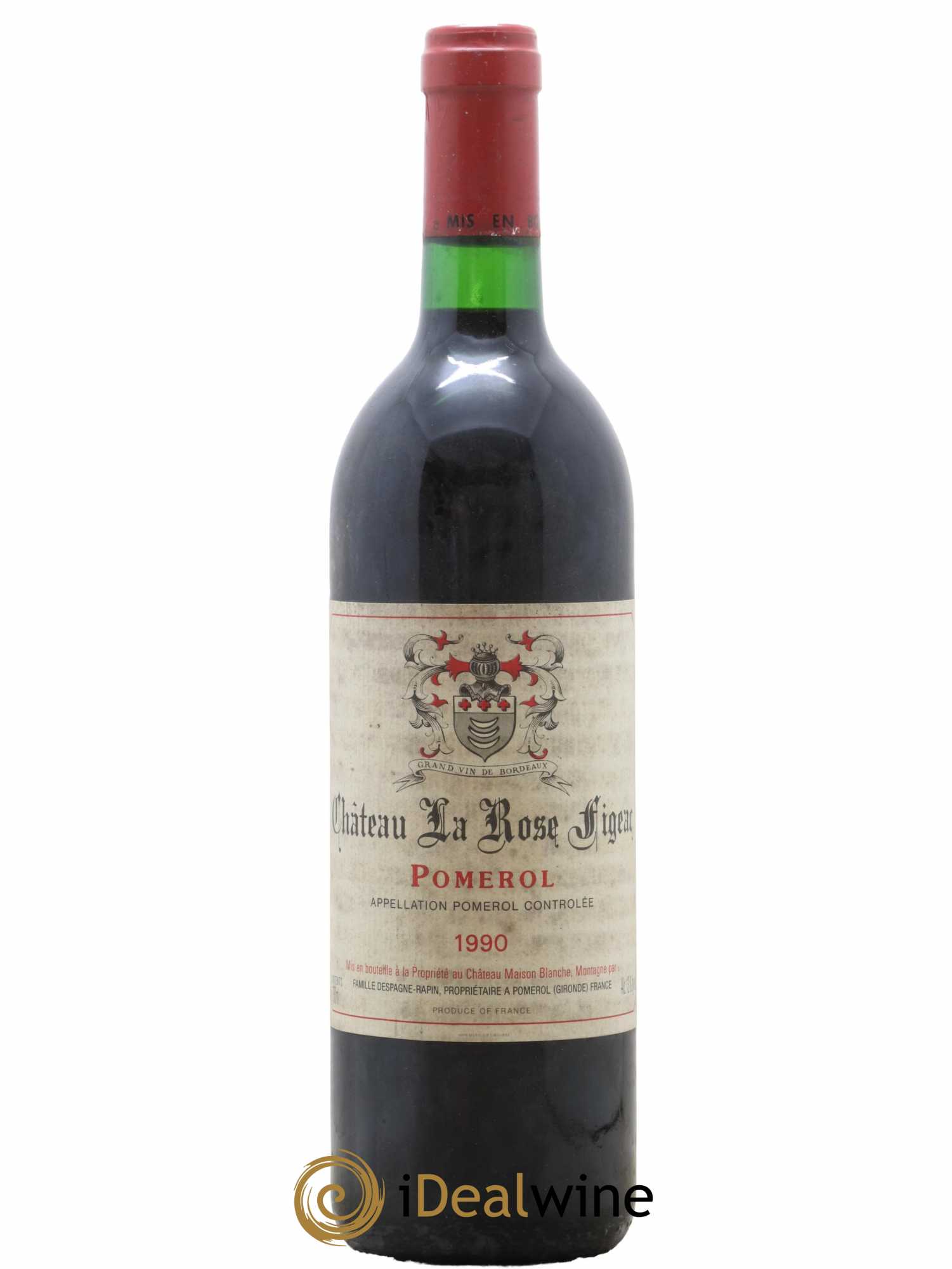 Château la Rose Figeac 1990 - Lot de 1 bouteille - 0