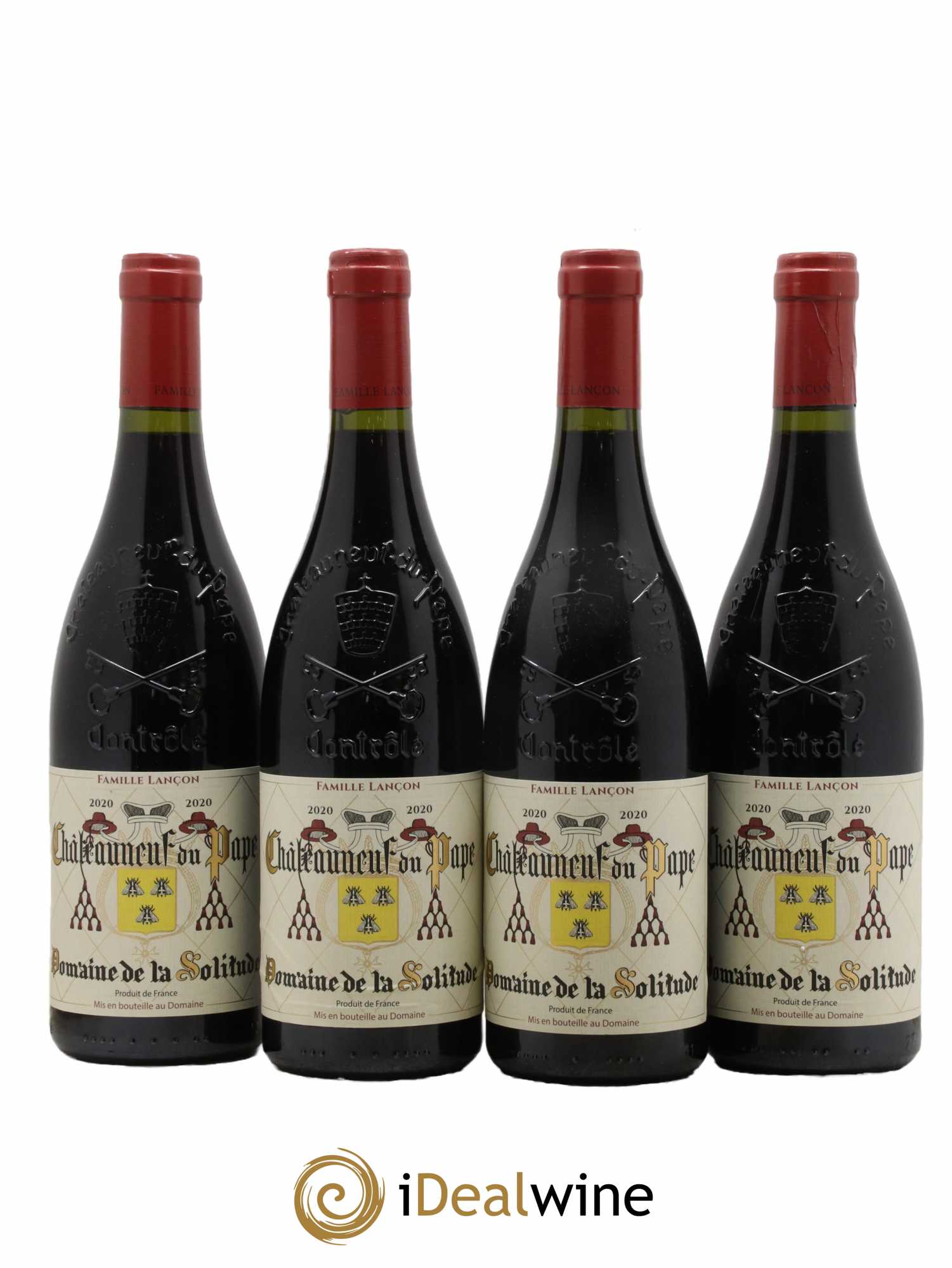 Châteauneuf-du-Pape Domaine De La Solitude 2020 - Lot de 4 bouteilles - 0