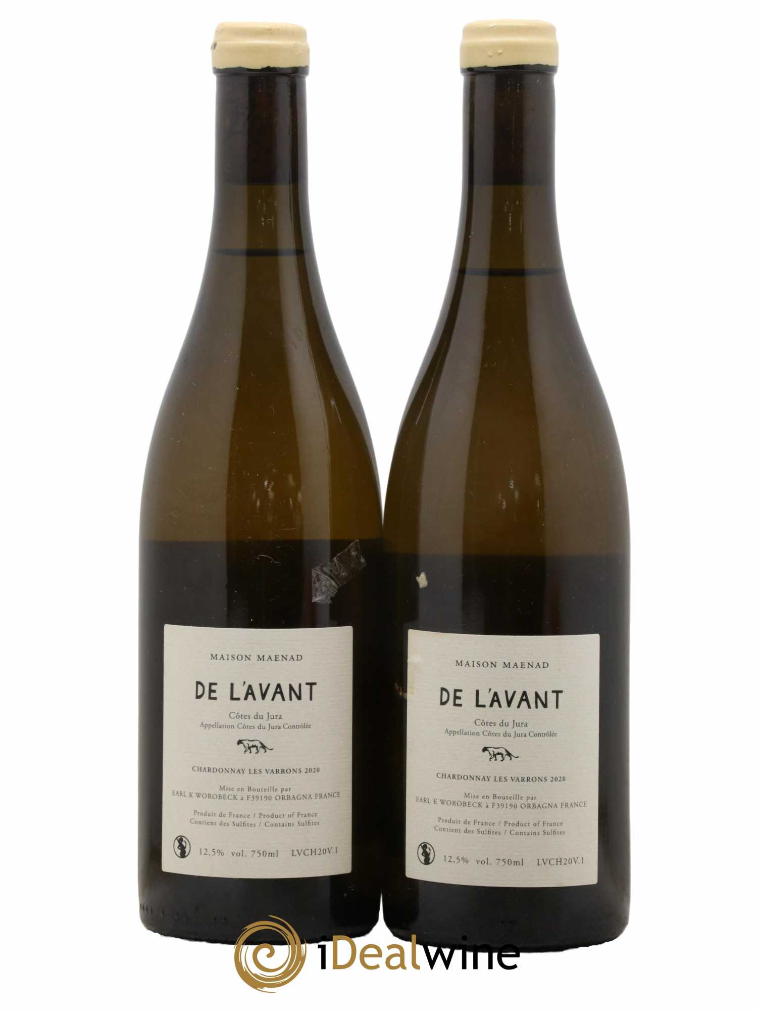 Côtes du Jura De l'Avant Les Varrons Katie Worobeck Maison Maenad 2020 - Lot de 2 bouteilles - 1
