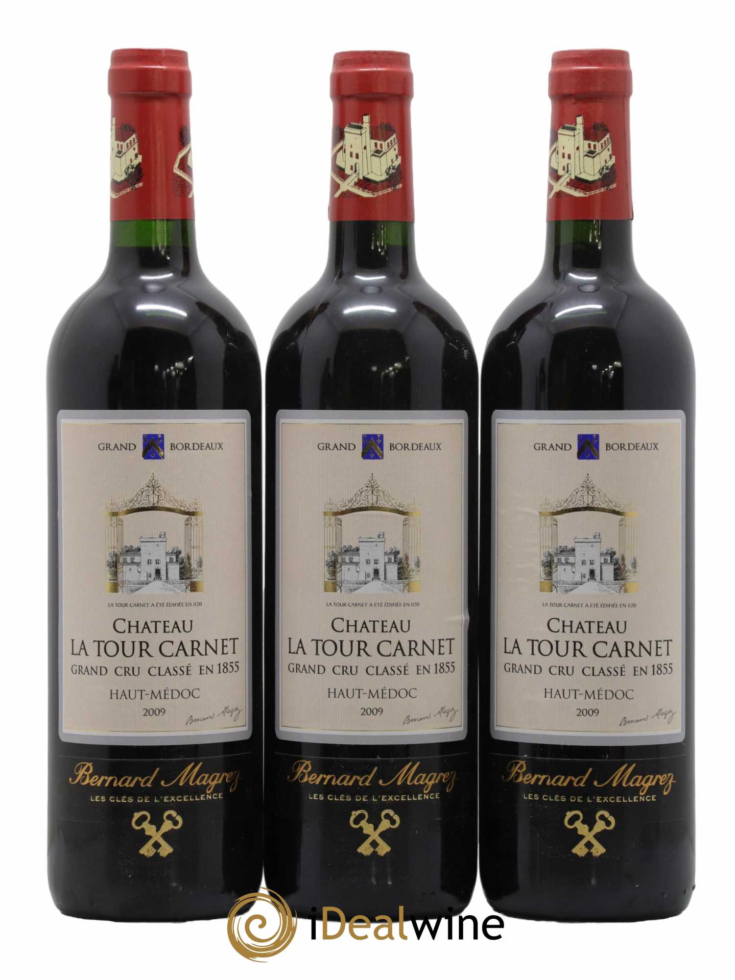 Château la Tour Carnet 4ème Grand Cru Classé 2009 - Lot de 6 bouteilles - 2